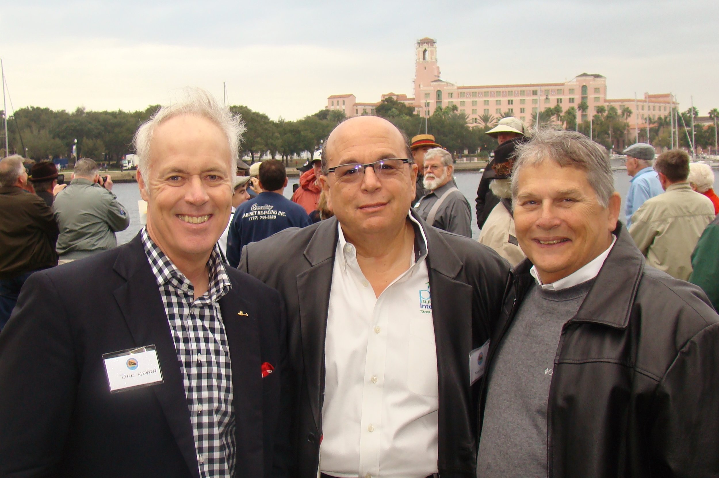 Dick Newton, Noah Lagos & Commissioner Bill Dudley, 1 Jan '14.JPG