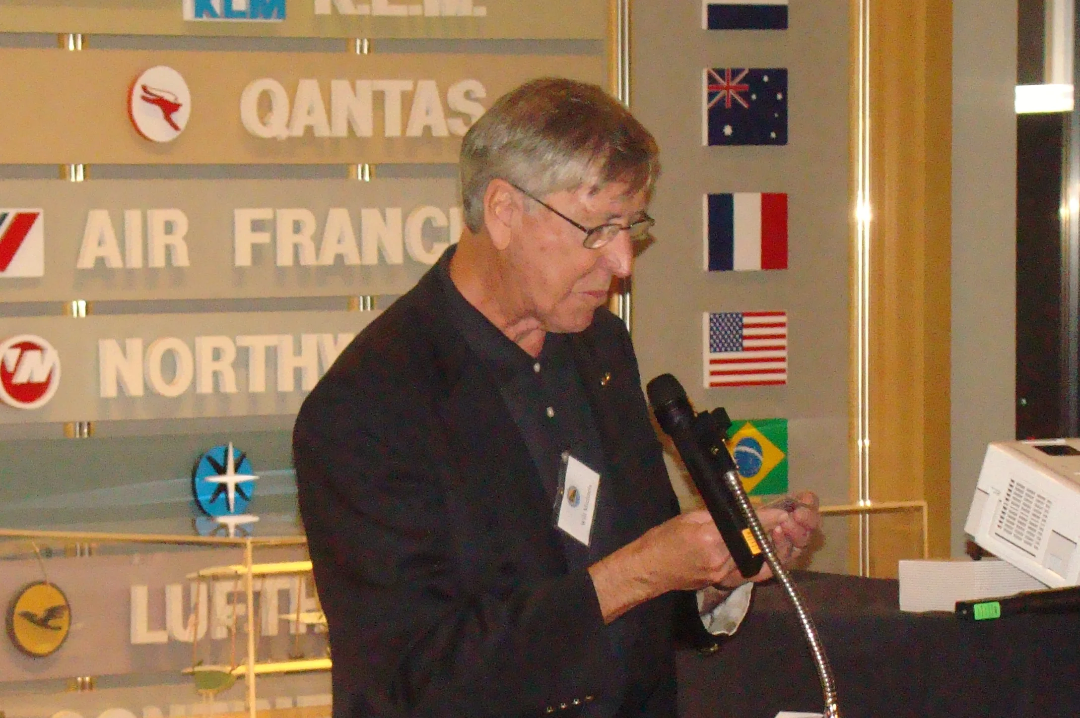 Dr. Will Michaels @ First Night-First Flight Presentation in SPMOH, 31 Dec '13.JPG