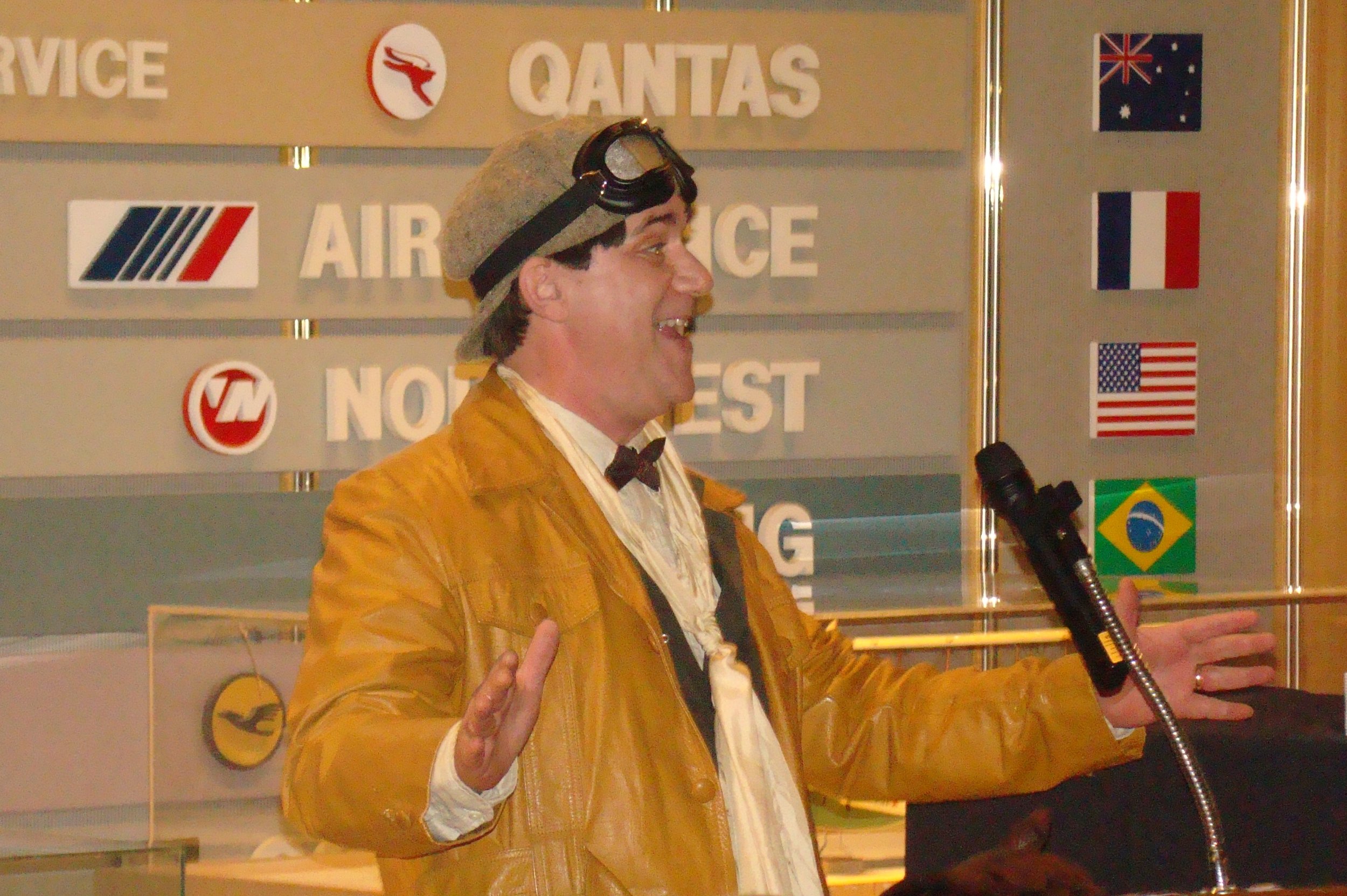 Tony Jannus - a. k. a., Michael Norton - @ First Night-First Flight Presentation in SPMOH, 31 Dec '13.JPG