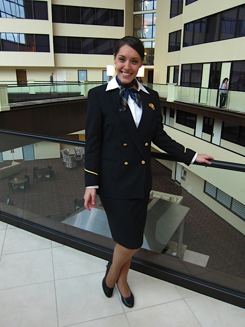 Kelly Dahl at Graduation from United Airline Flight Attendant Training, 8 Mar '12.jpg