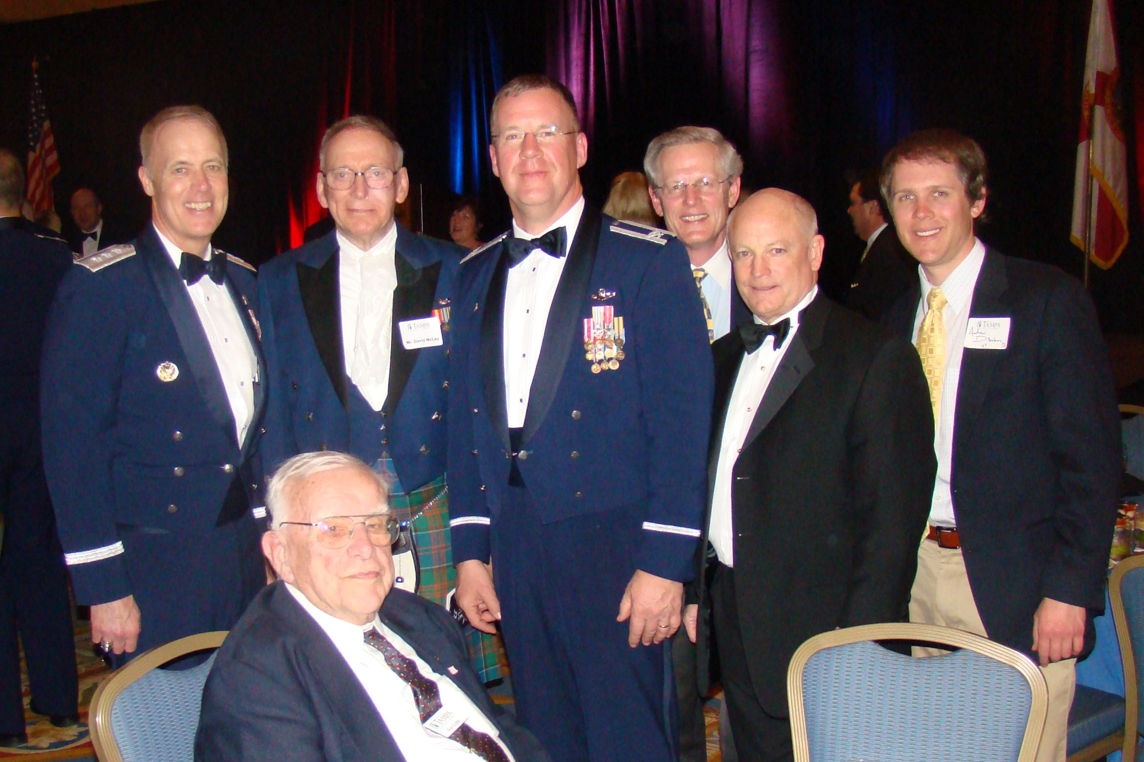 Dick, David McLay, Larry Martin, Steve Dillengurg, Ned Hance, & Andrew D. with Bob Cutler - 1, 16 Feb '10.JPG