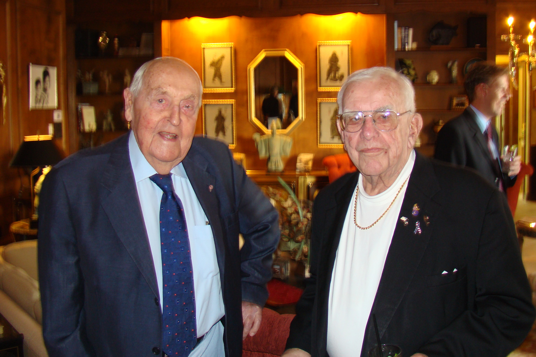 Sir Lennox Hewitt & Bob Cutler, 29 Oct '08.jpg