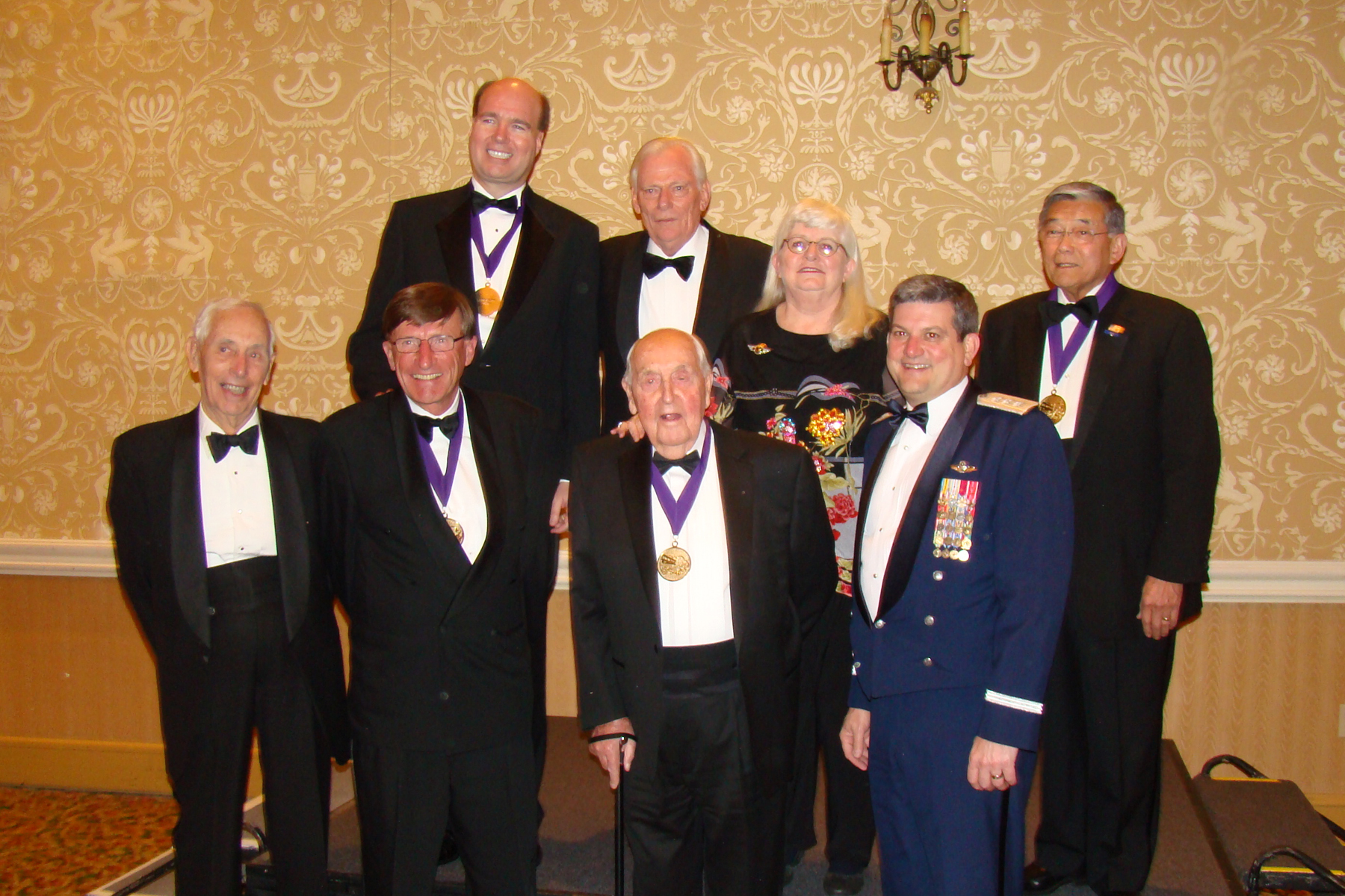 Tony Jannus Award Recipients (Top Row Kellner-Kelleher-Barrett-Mineta. Bottom Row Krusen-Kinnear-Hewitt-Findley, 30 Oct '08.jpg