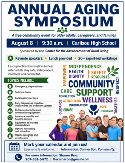 The Annual Aging Symposium - (Saturday, August 8)