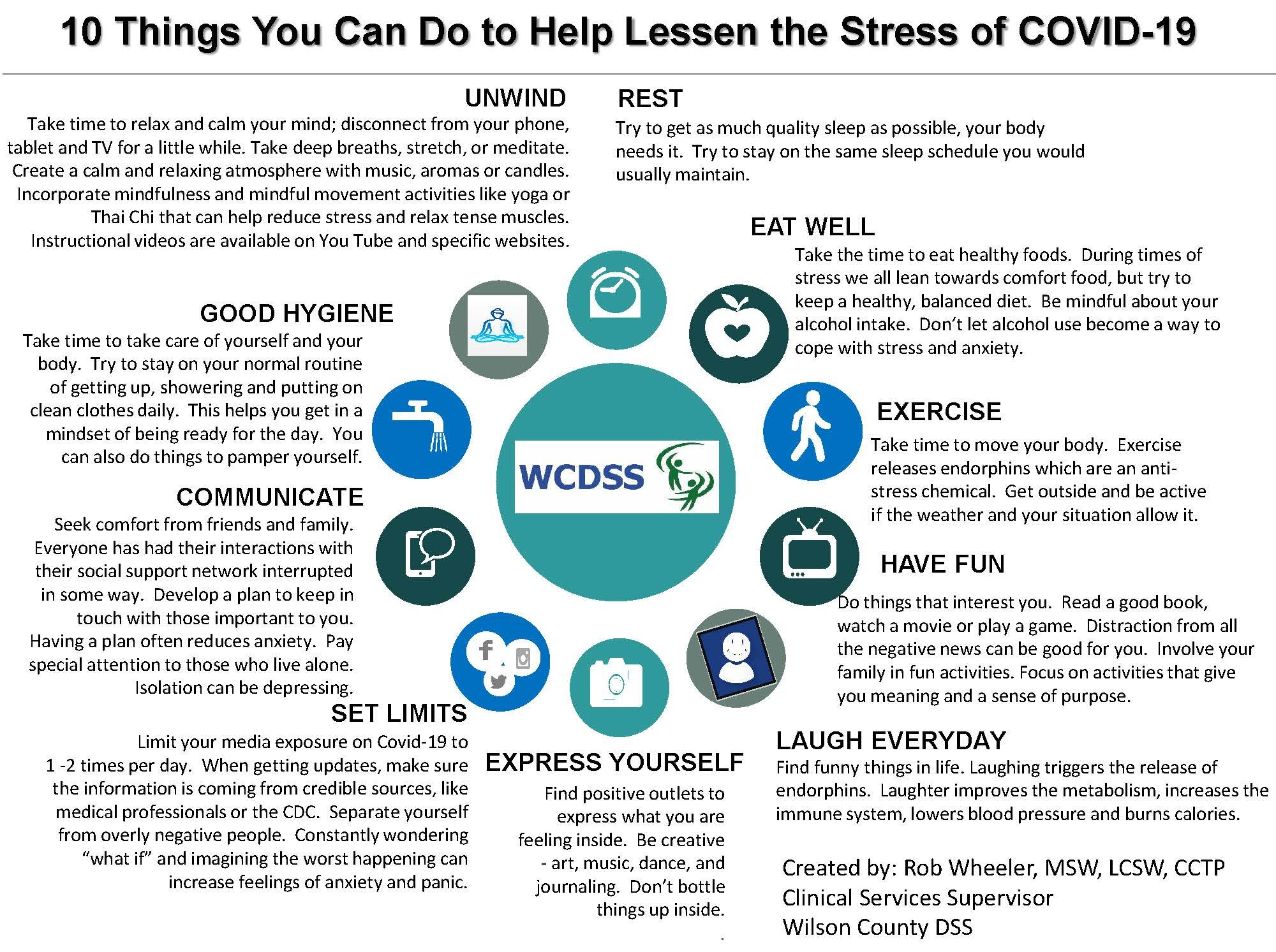 10 Ways to Lessen Stress — WCiGov