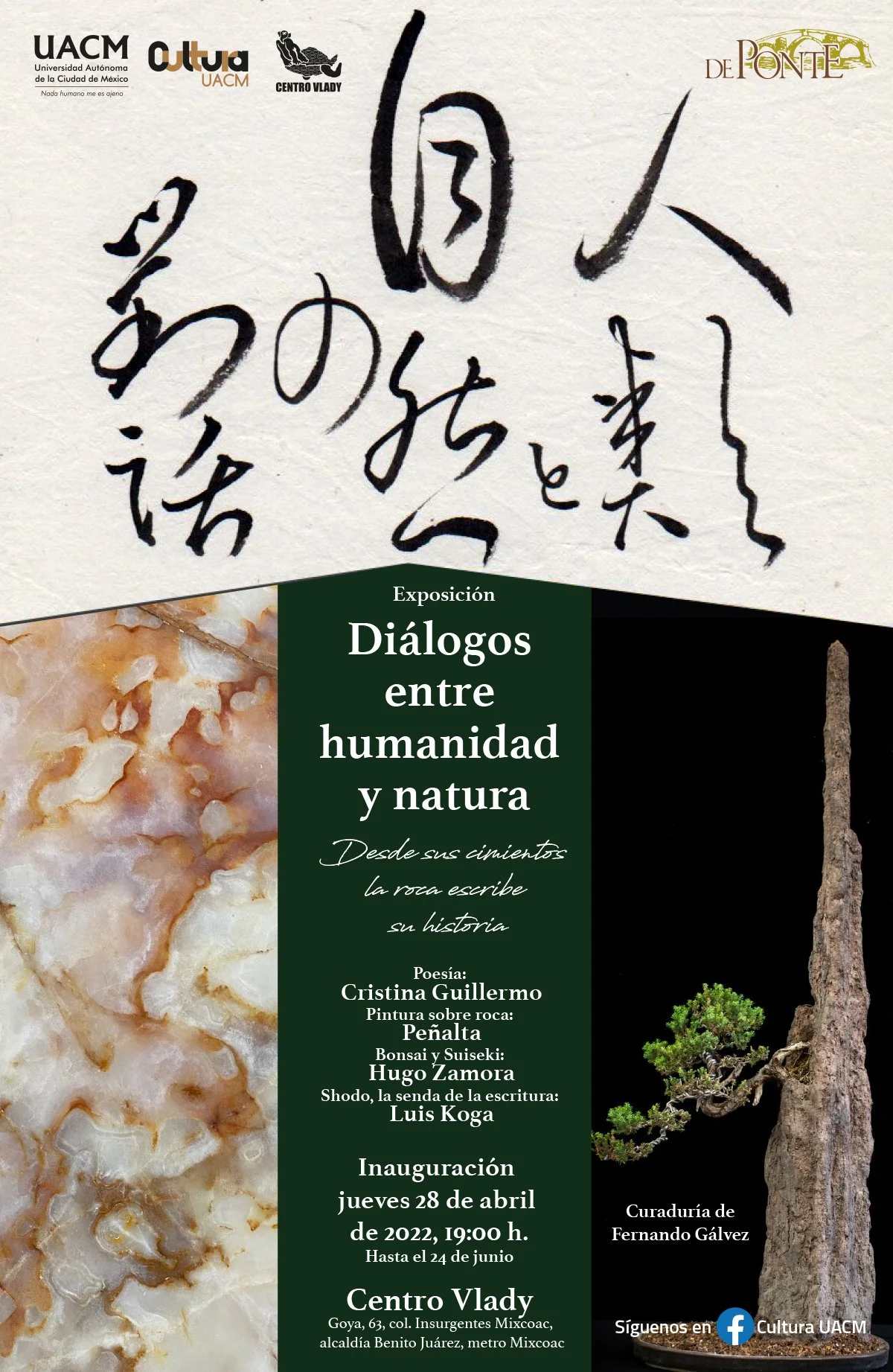 "DIÁLOGOS ENTRE HUMANIDAD Y NATURA" EN EL CENTRO VLADY EN LA CDMX