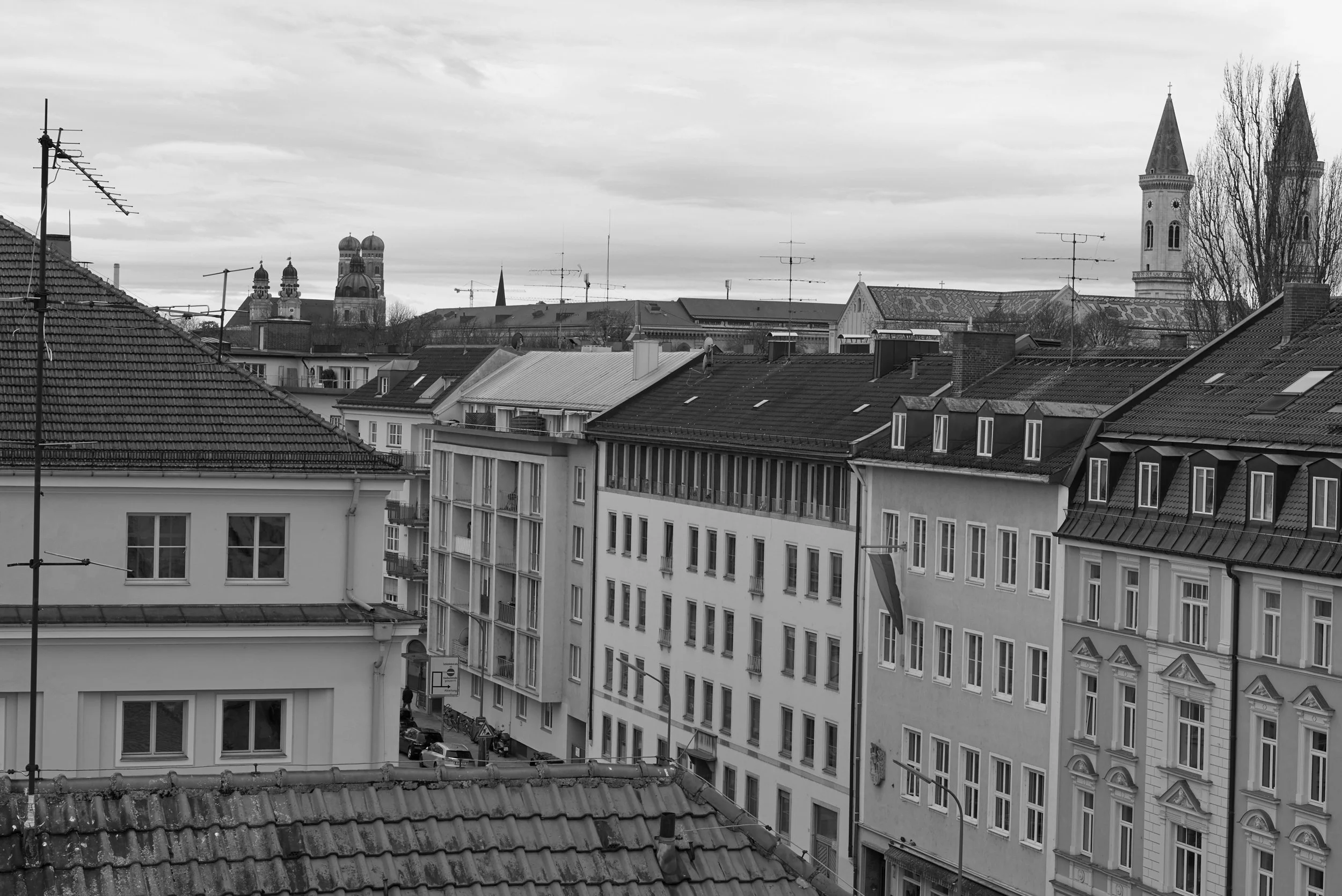 View on Munich Marienplatz (city centre)