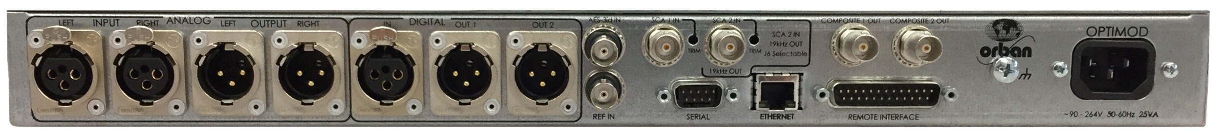 OPTIMOD-FM 5700i - Rear