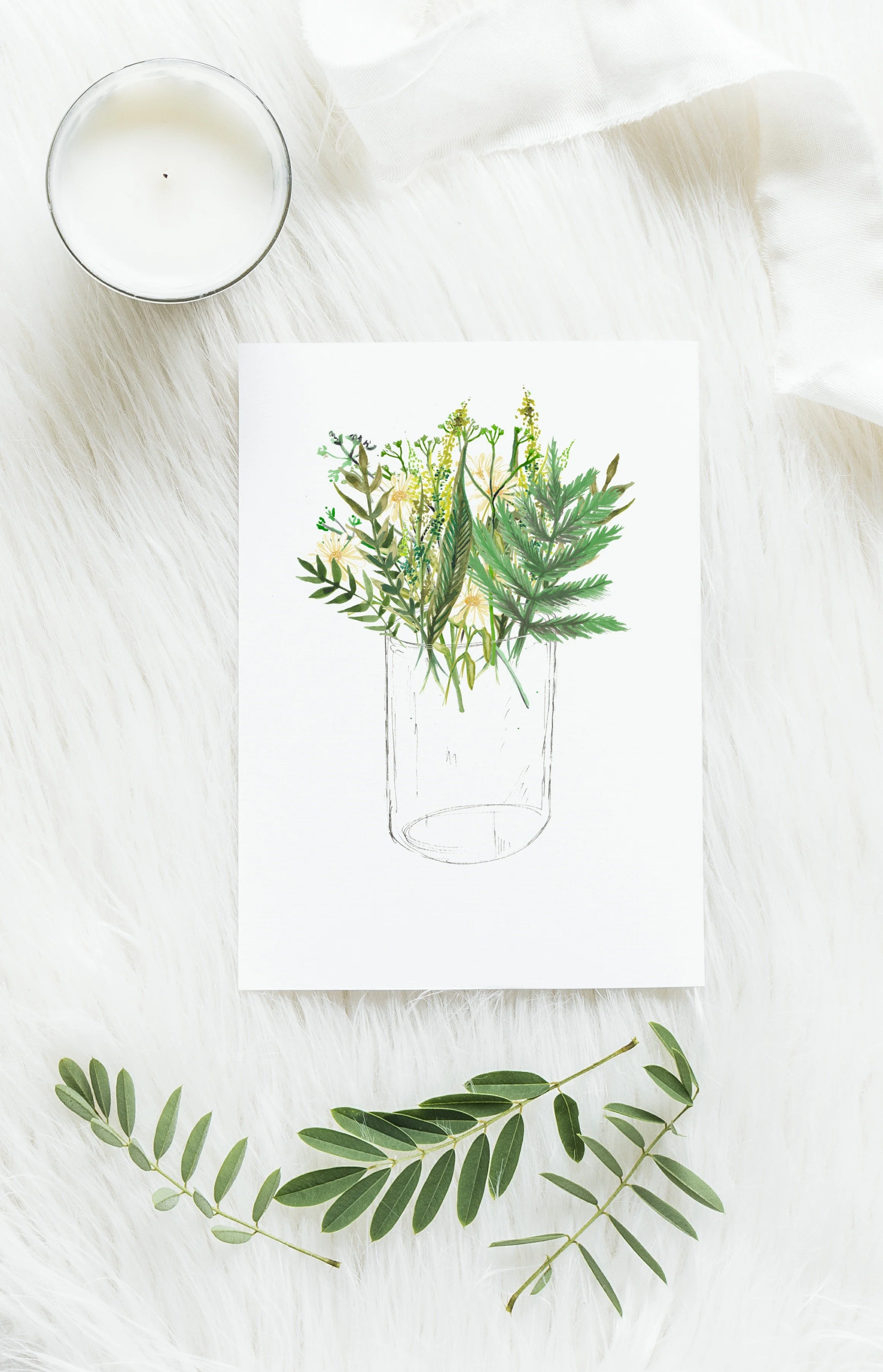 Daisy in a vase on card.jpg