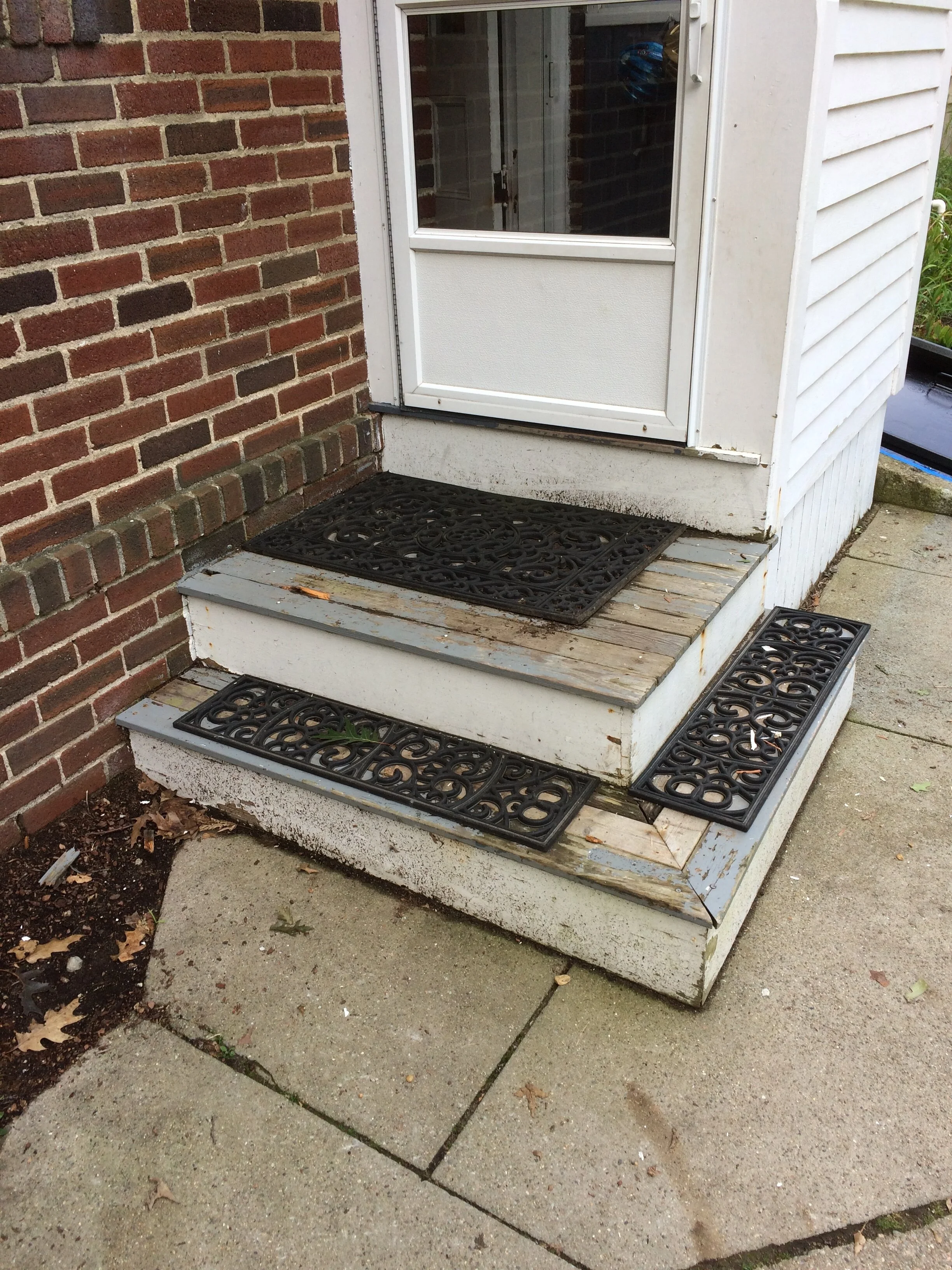 BACK PORCH STEPS