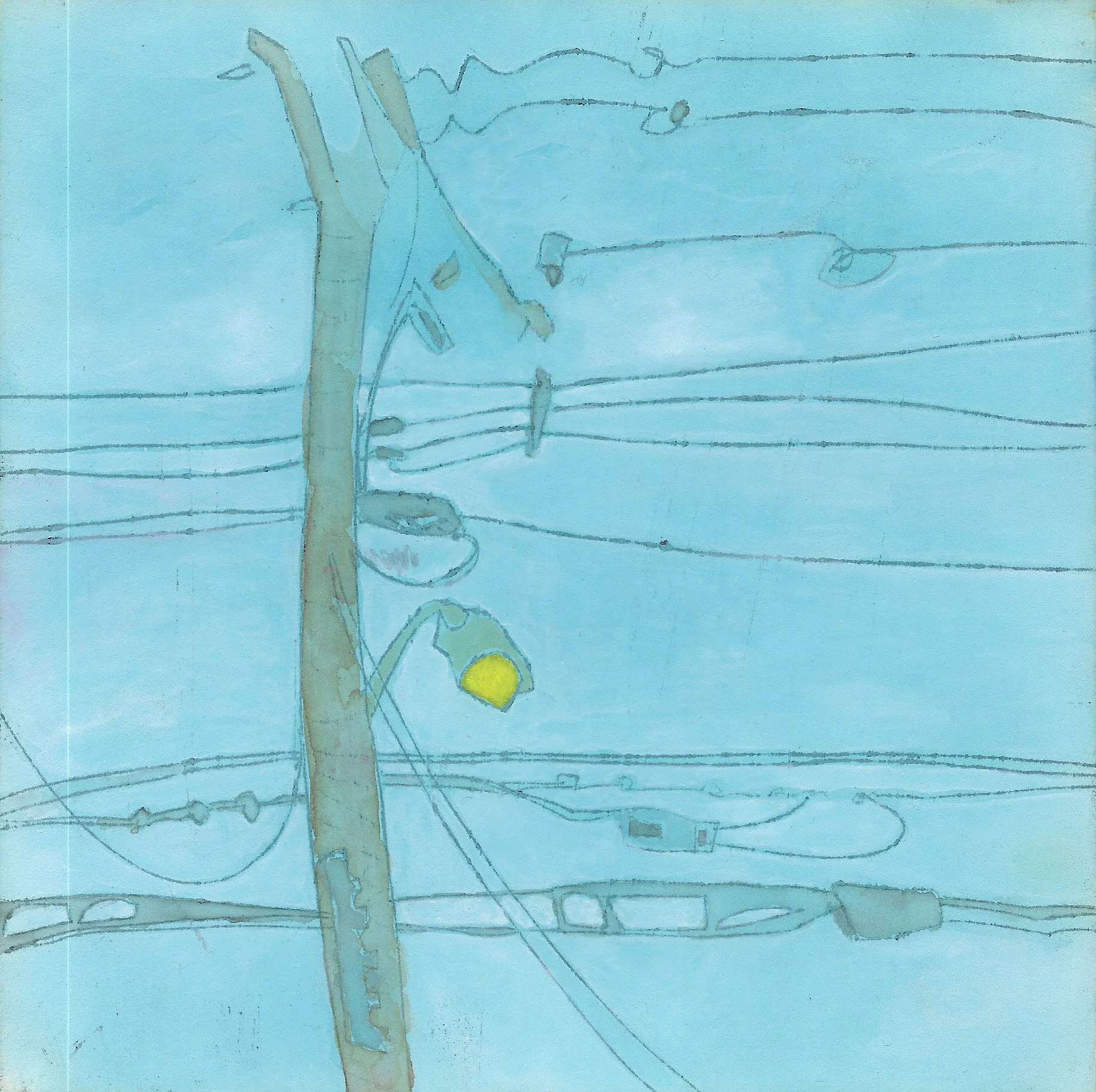 blue with light, rosendale