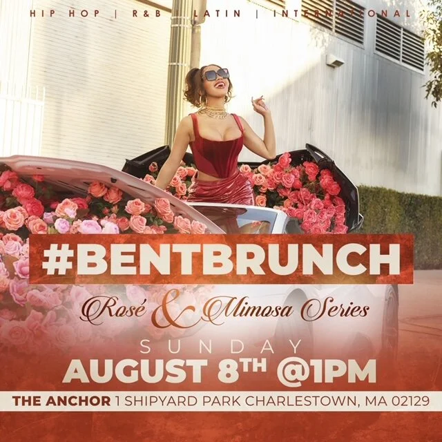 Boston’s most exclusive sell out brunch is back for the last time this Summer!This Sunday we're outside..... Literally! Our brunch is set to take place in a beautiful outdoor venue along the harbor in Charlestown. MA. This beautiful beer garden does not serve hard liquor, however they are known for their unique froze’, sangria, mimosa, wine, and champagne  selections! Brunch will be provided by Chef DaCosta! Early purchase and arrival is highly recommended!! LETS GET BENT!! The Anchor 1 Shipyard Park Charlestown, MA 02129DJ Real P &amp; DJ TGIF HIP HOP. TOP 40. LATIN. INTERNATIONAL  VIP Reservations&nbsp;|&nbsp;Birthdays:&nbsp;Text 781.408.0612