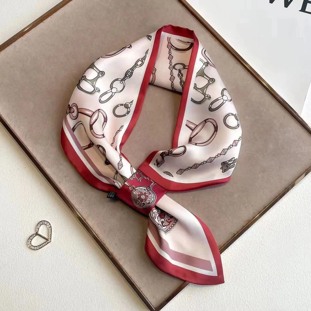 Red Snaffle Bit Loop Scarf