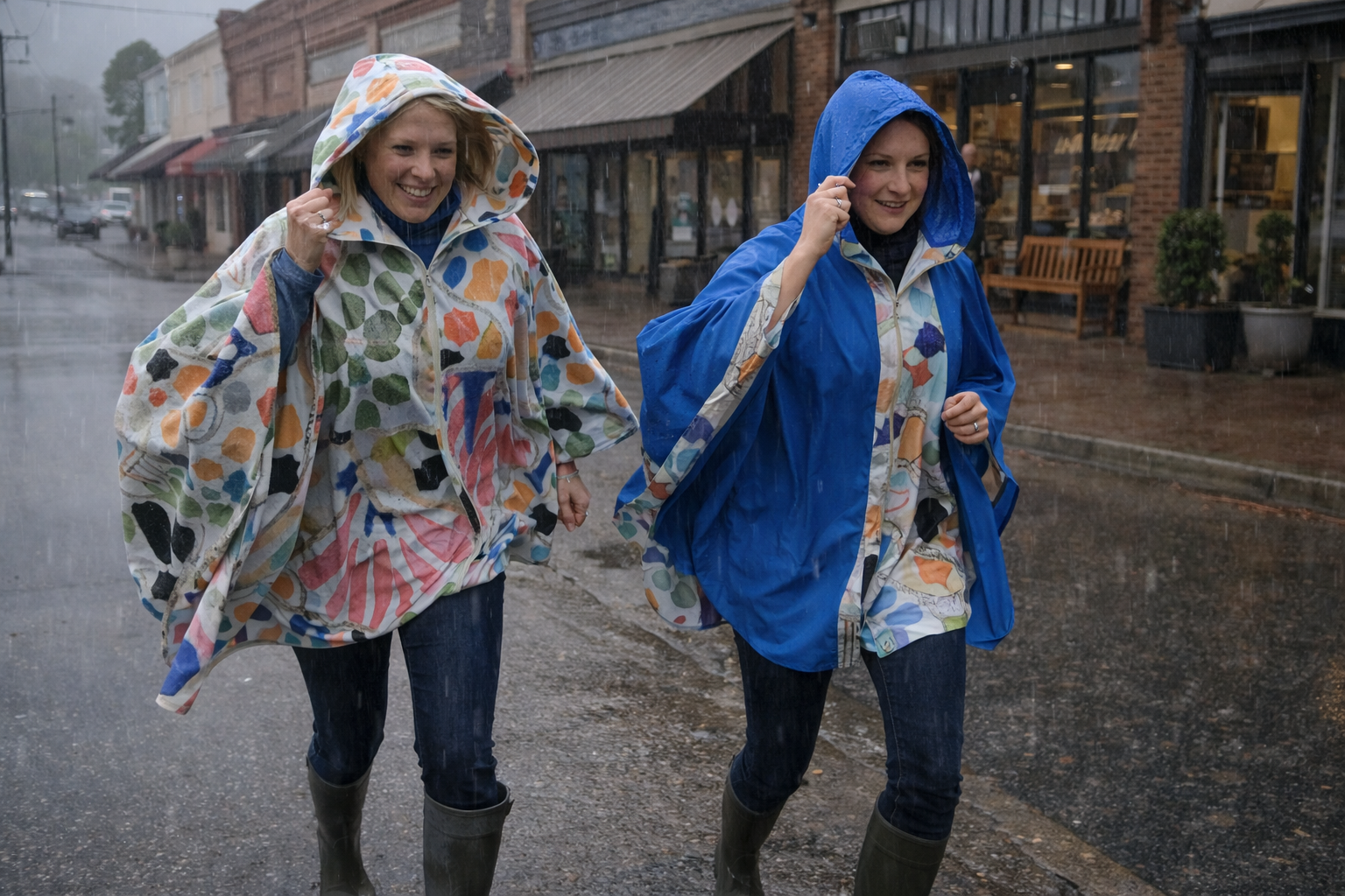 Blue Rain Cape - Gaudi Collection