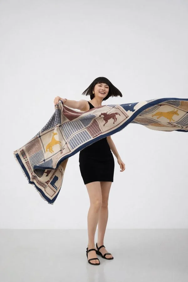 Blue Equine Rearing Reversible Wrap