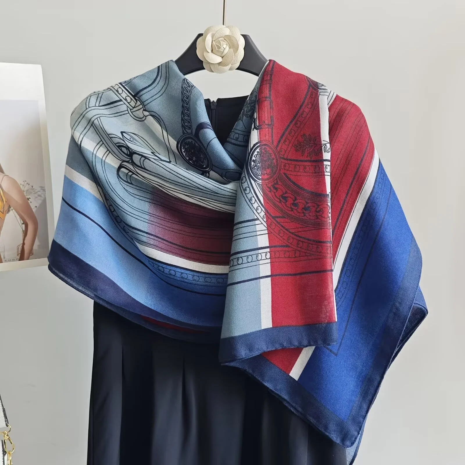 Blue / Red Scarf – Buckles Collection