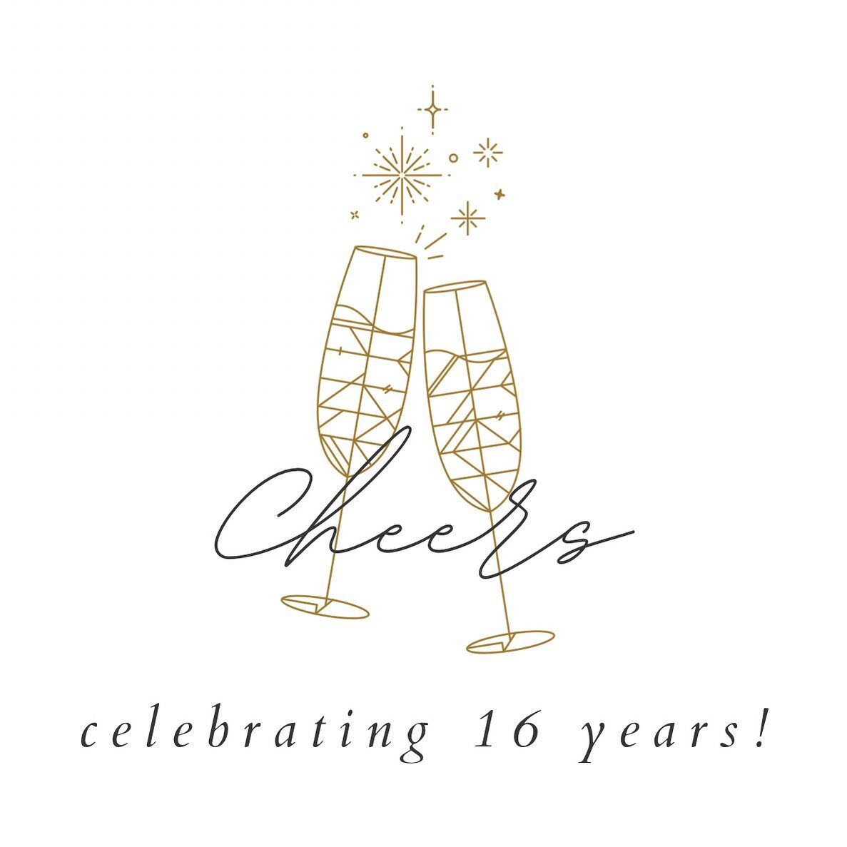 Pop the Champagne, we just
turned SIXTEEN! #sweetsixteen 🥂🍾 🥂

It's hard to believe that we opened our doors 1️⃣6️⃣ years ago today, January 1st, 2007.

On one hand it feels like I blinked and now we're here, and on the other, like an entire lifet
