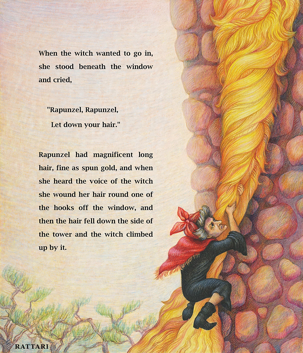 Rapunzel, spread (right page)