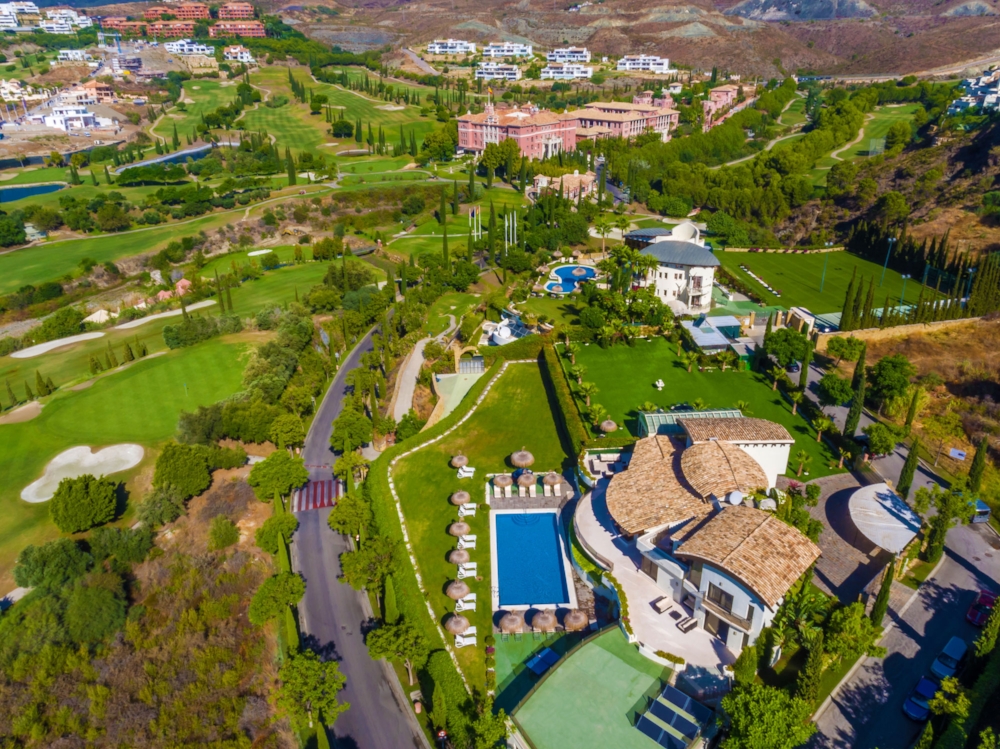 Aerial View, Villa El Cano, DSV Collection Marbella