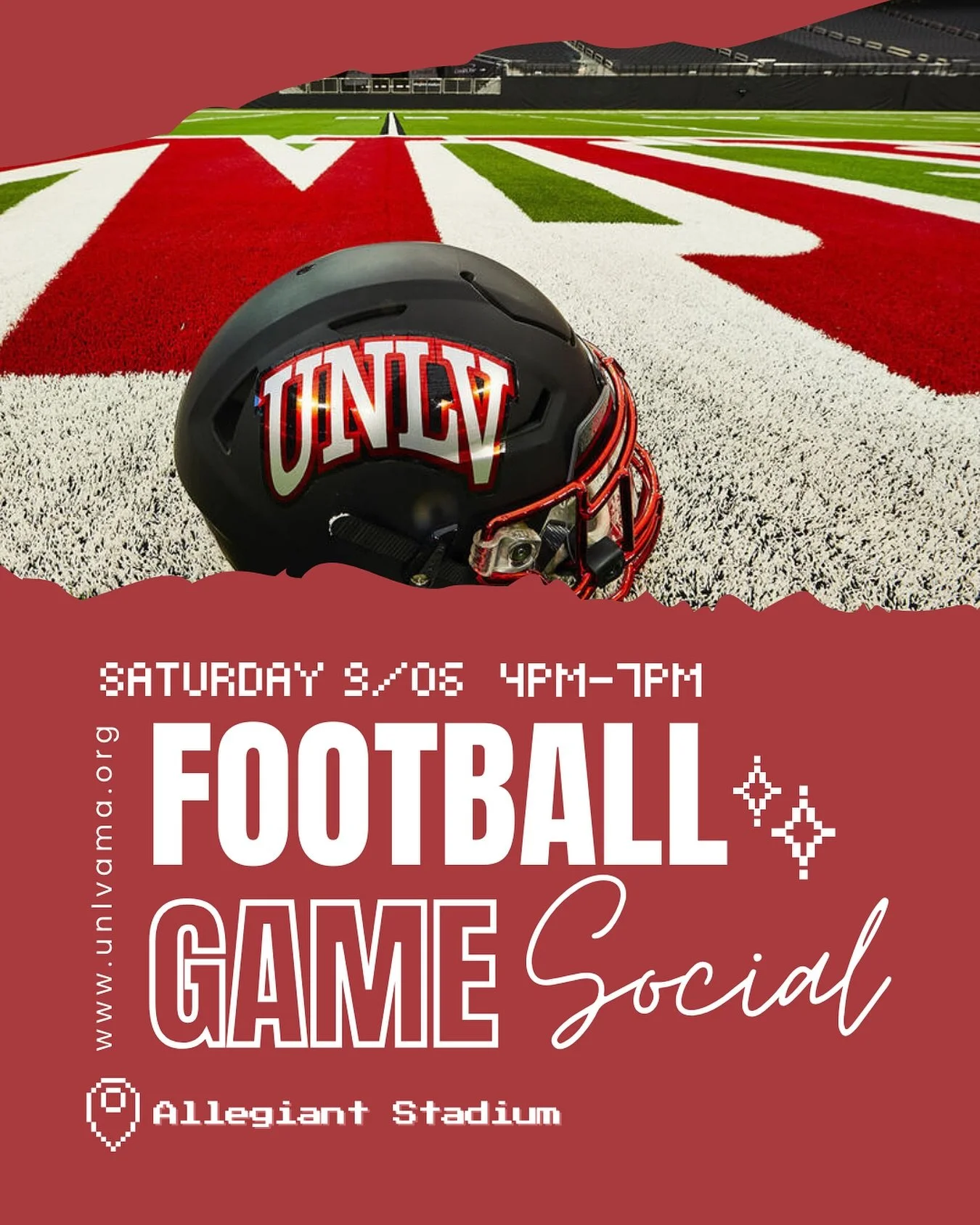 📣 This Saturday at Allegiant Stadium! 🏟️ Join AMA for a UNLV Football Game Social 🏈
🎟️ Reminder: Students are responsible for getting their own ticket
👥 Join our GroupMe chat for meetup details and to stay in the loop
🔗Link in bio to RSVP &