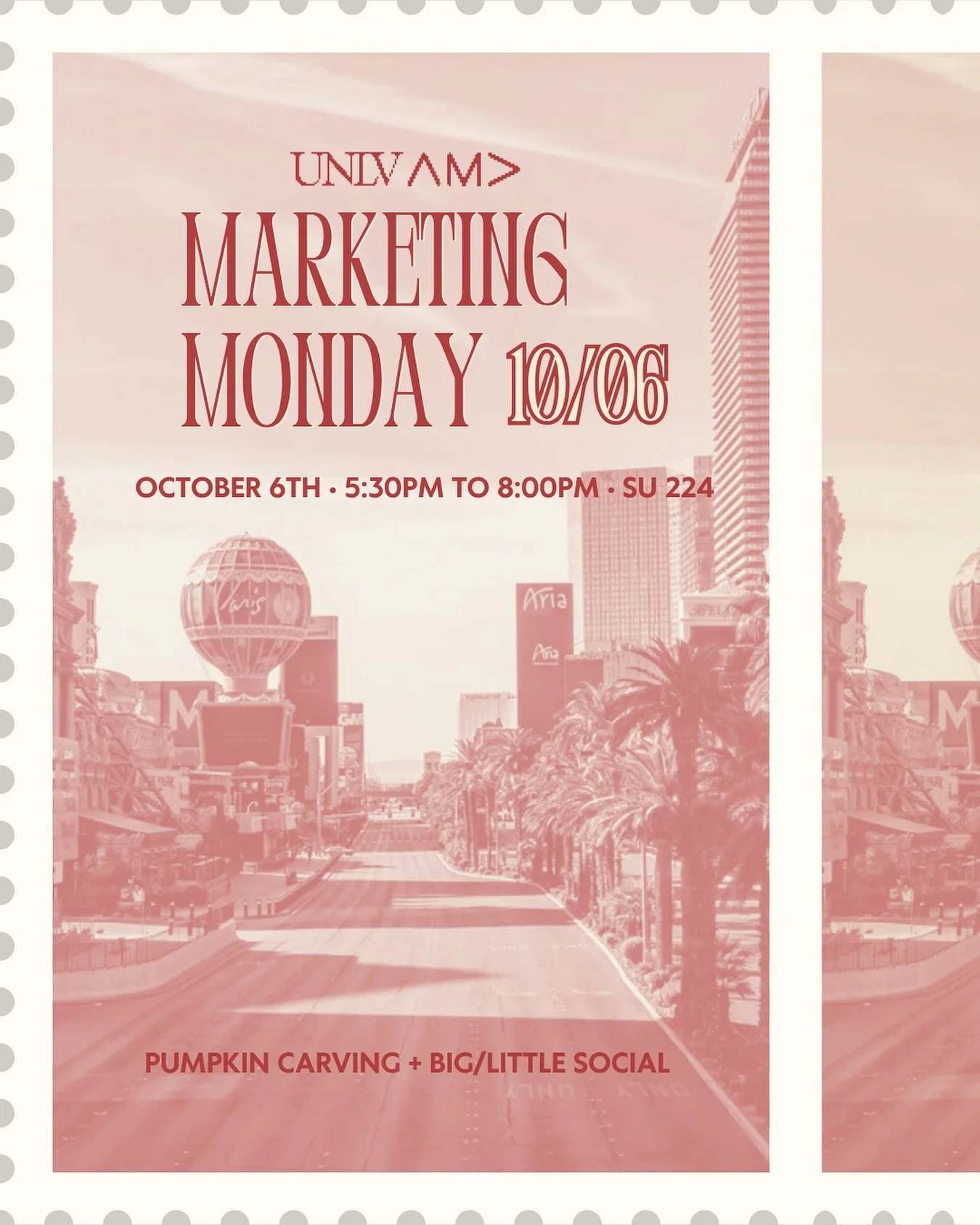π Marketing Monday is back! π
Join us for a festive evening of PUMPKIN CARVING at our Big Little Social + Marketing Monday π§‘β¨
π
Monday, October 6th
β° 5:30PM – 8PM
π SU 224
Come carve, connect, and celebrate the season with your AMA fam!