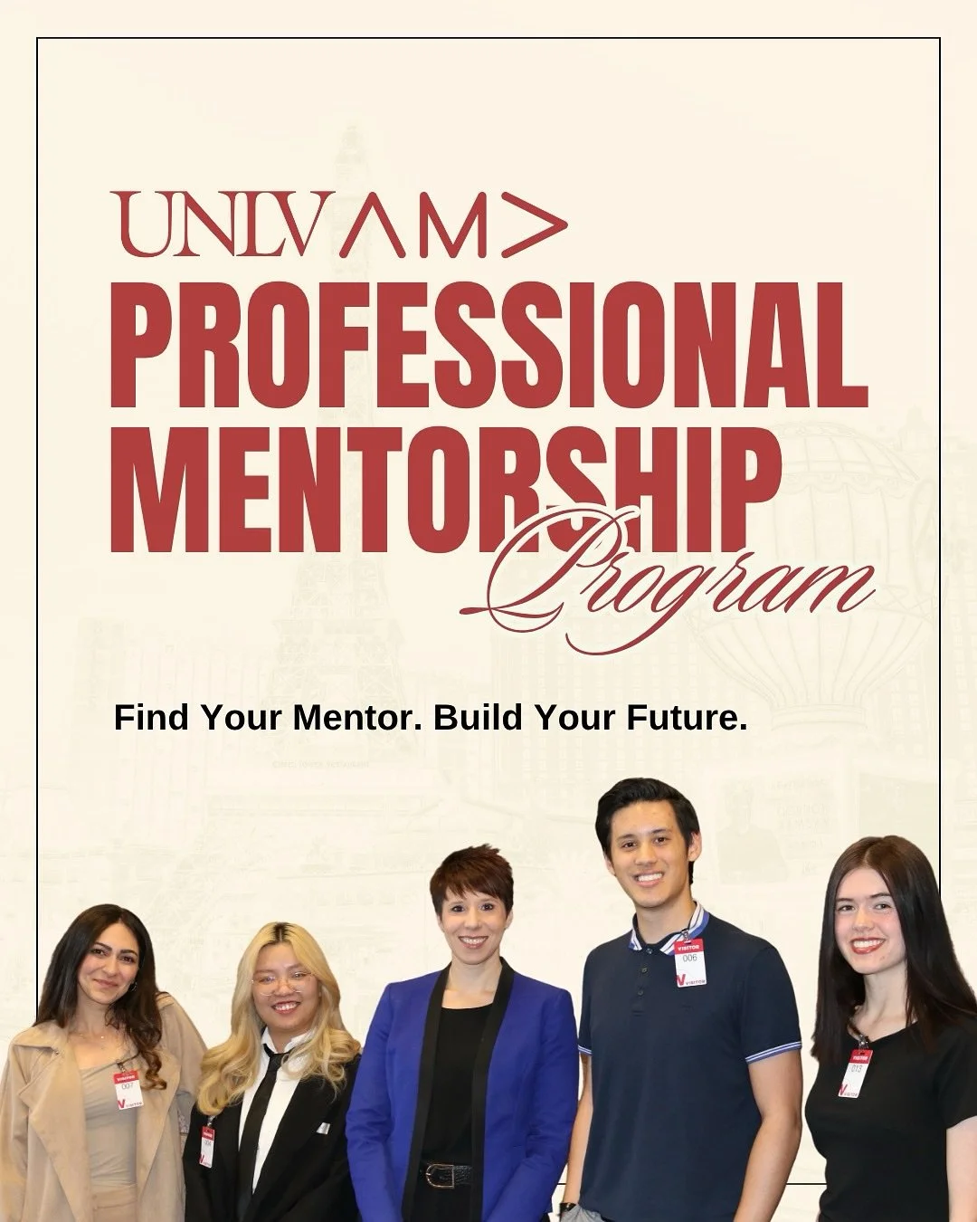 π It’s back! UNLV AMA’s Mentorship Program is returning—this time with professional mentors joining the mix ππΌ
Build real connections, grow your network, and gain insight from leaders in marketing, hospitality, finance, and more