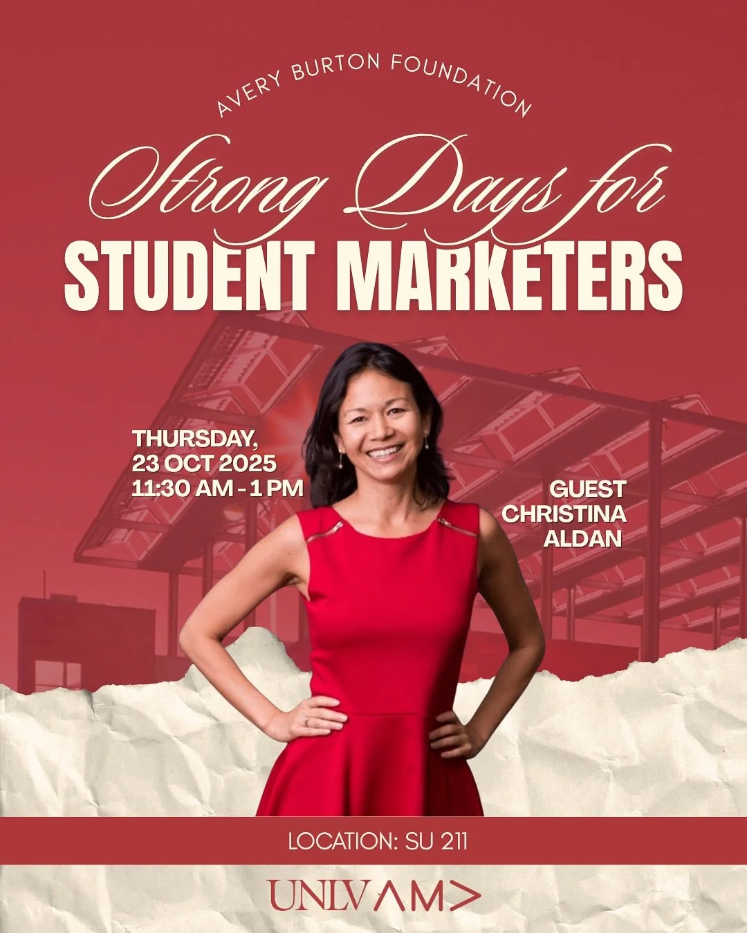 Balancing deadlines, classes, and creativity isn’t easy, but your mental health matters ๐
Join us for an empowering workshop with Avery Burton Foundation featuring guest speaker Christina Aldan, focused on mental wellness and resilience for s