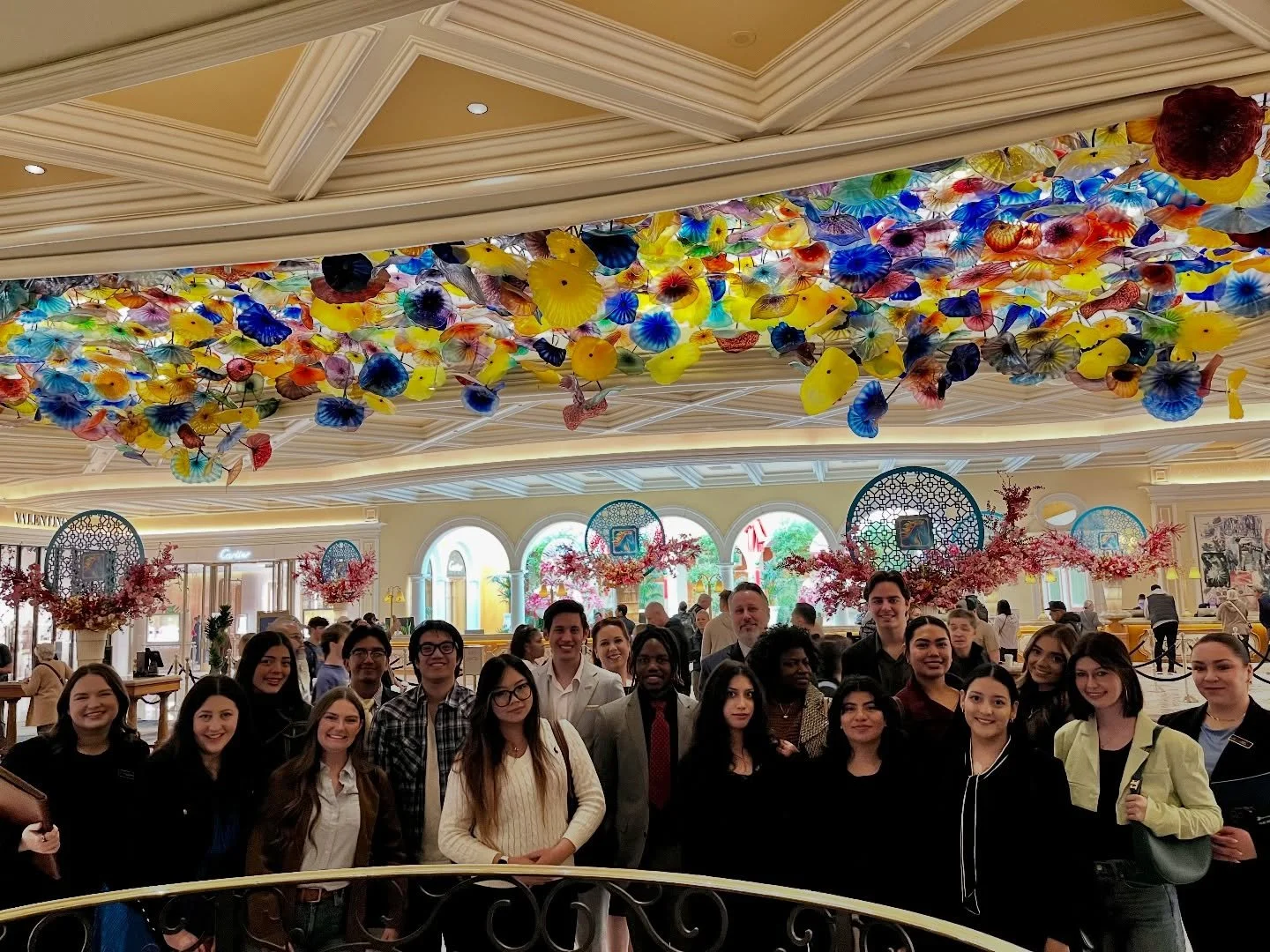 We had the incredible opportunity to tour the Bellagio for our pre-conference tours! 💫

✨Students were able to visit this historic Las Vegas hotel, learn from industry professionals about marketing and hospitality, while immersing themselves with th