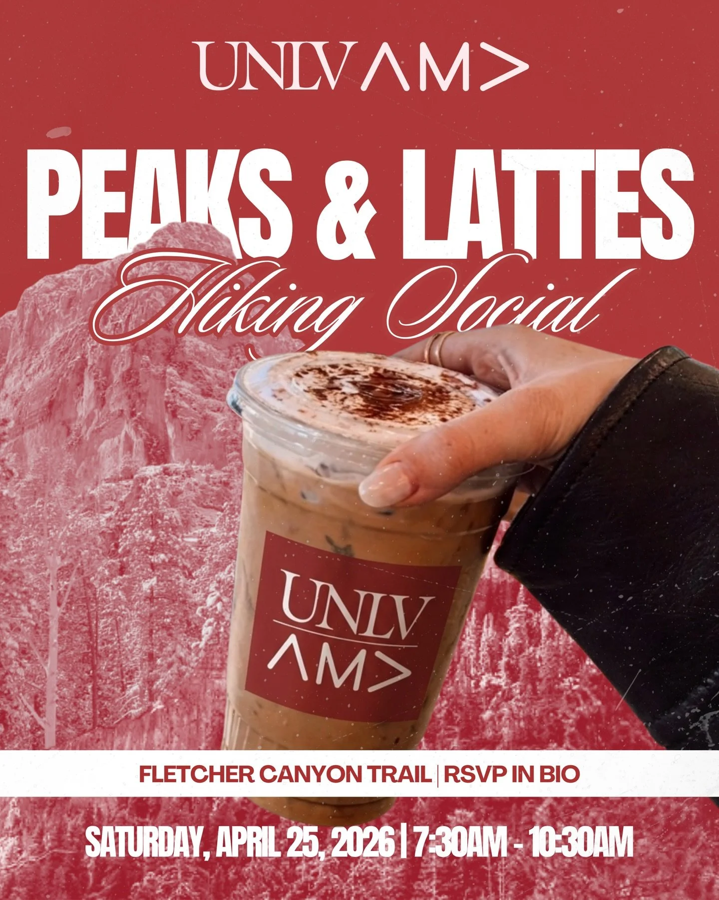 Peak views + iced lattes ☕️⛰️

As the semester continues, we&rsquo;re taking things outside 🌿

Join UNLV AMA for a morning hike at Fletcher Canyon, followed by coffee at Sambalatte! A chance to connect, recharge, and enjoy the weekend with fellow me