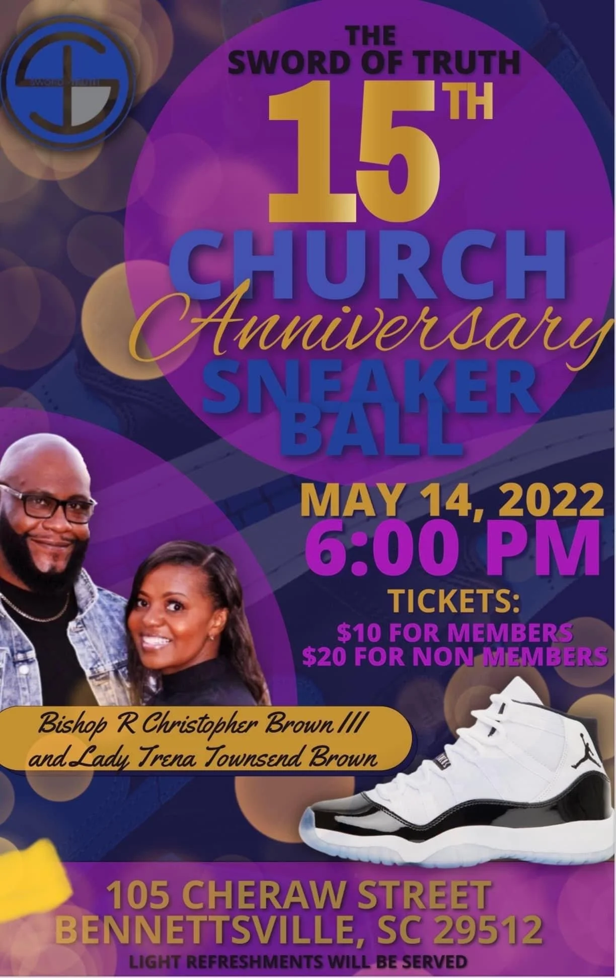 15th Church Anniversary Sneaker Ball