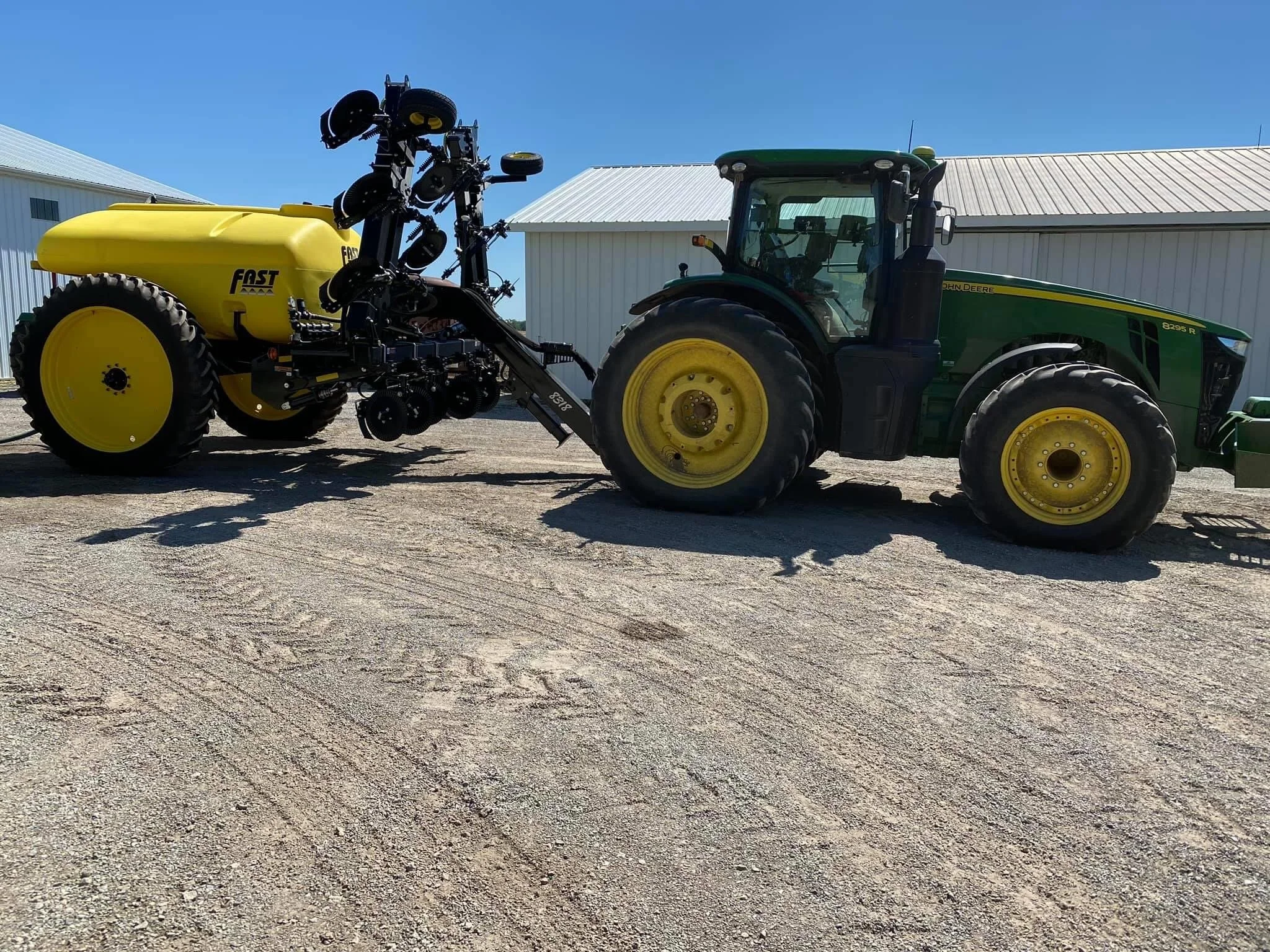 Applying nitrogen to corn