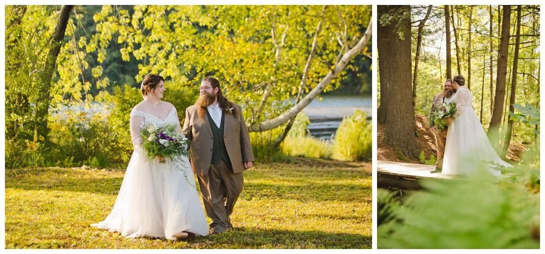 wedding photos at lake winnipesaukee in nh