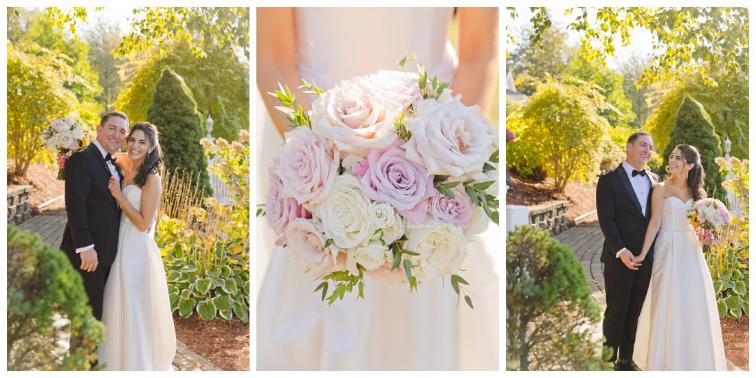 bride and groom wedding photos at castleton windham