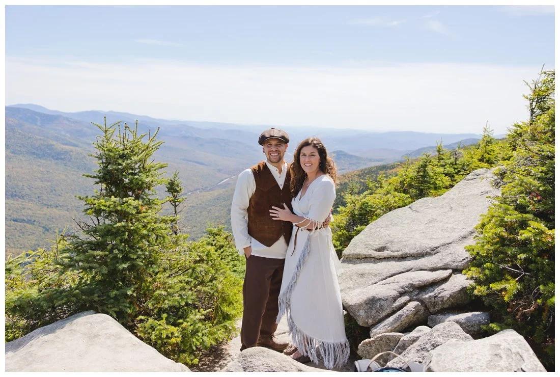 new hampshire mountain wedding at the top of cannon mountain
