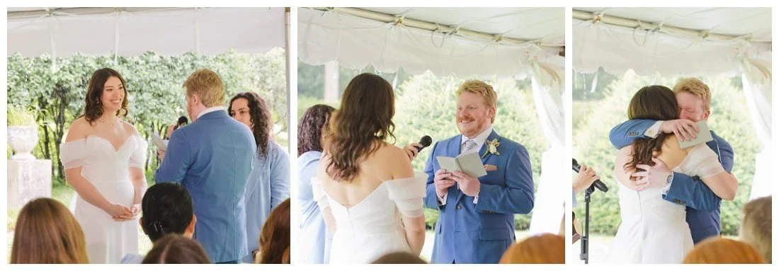 rainy ceremony under the tent