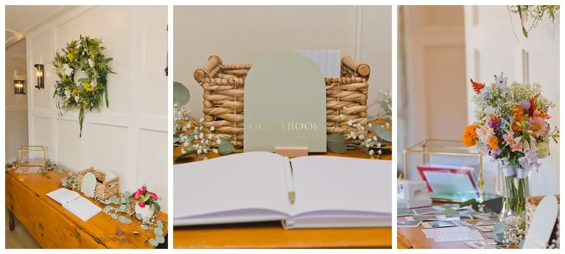 cocktail hour entrance area inside the inn at westbrook inn