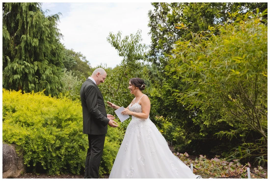 groom reacts to seeing bride for first time