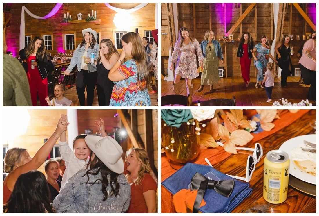 wedding reception dancing photos at jeffers hill farm