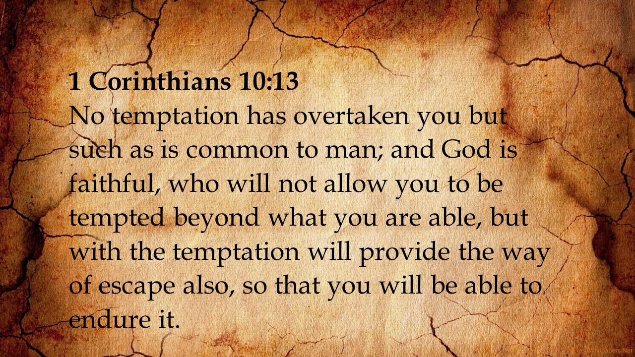 Temptation Sermons Grace Community Bible Church