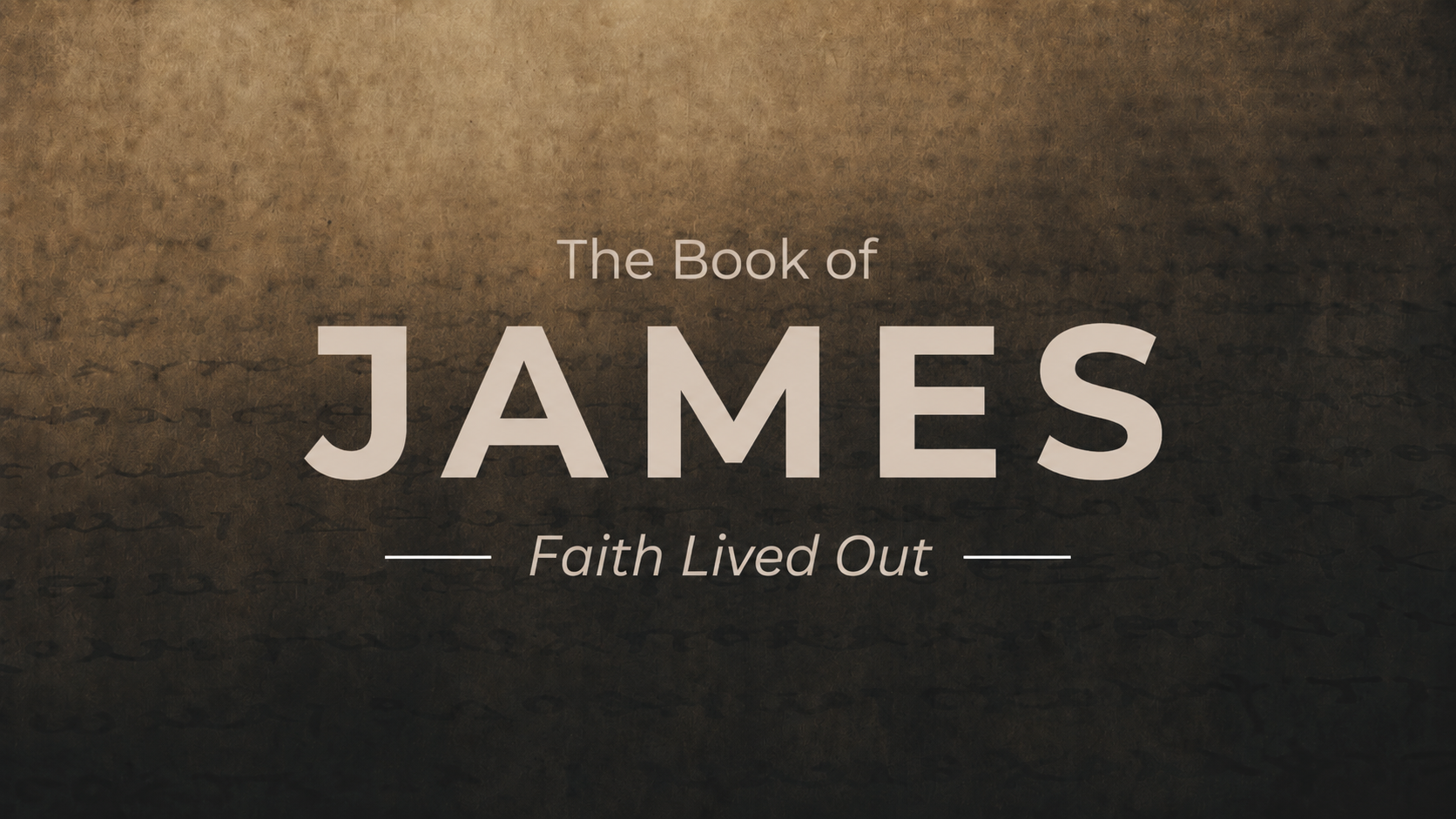 James sermon series