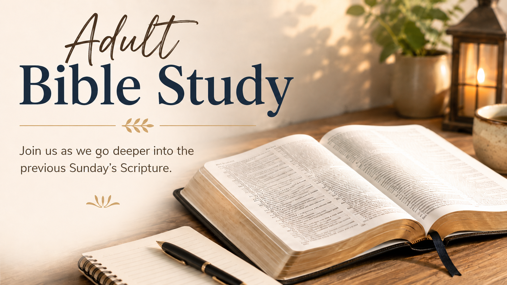 Adult Bible Study