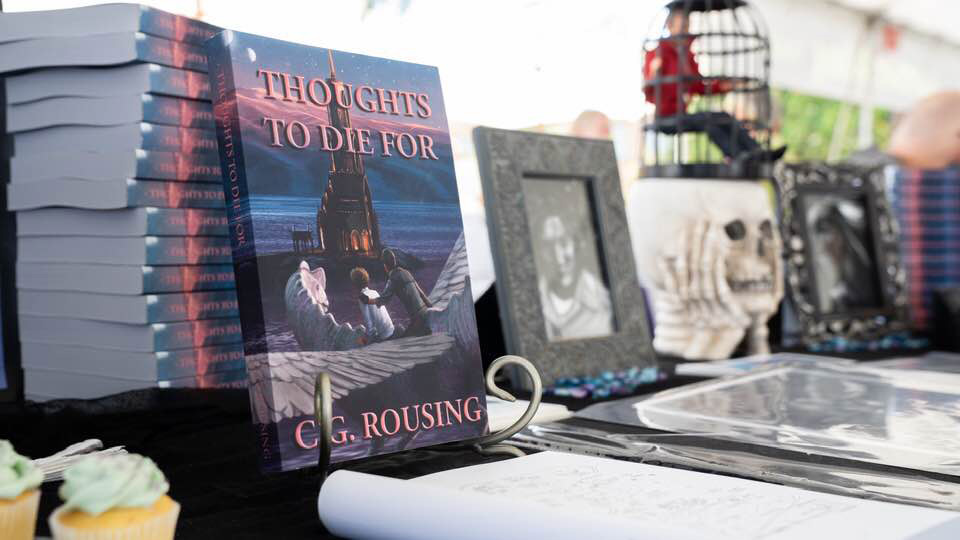 C.G. Rousing's Display at the San Diego Union Tribune Festival of Books
