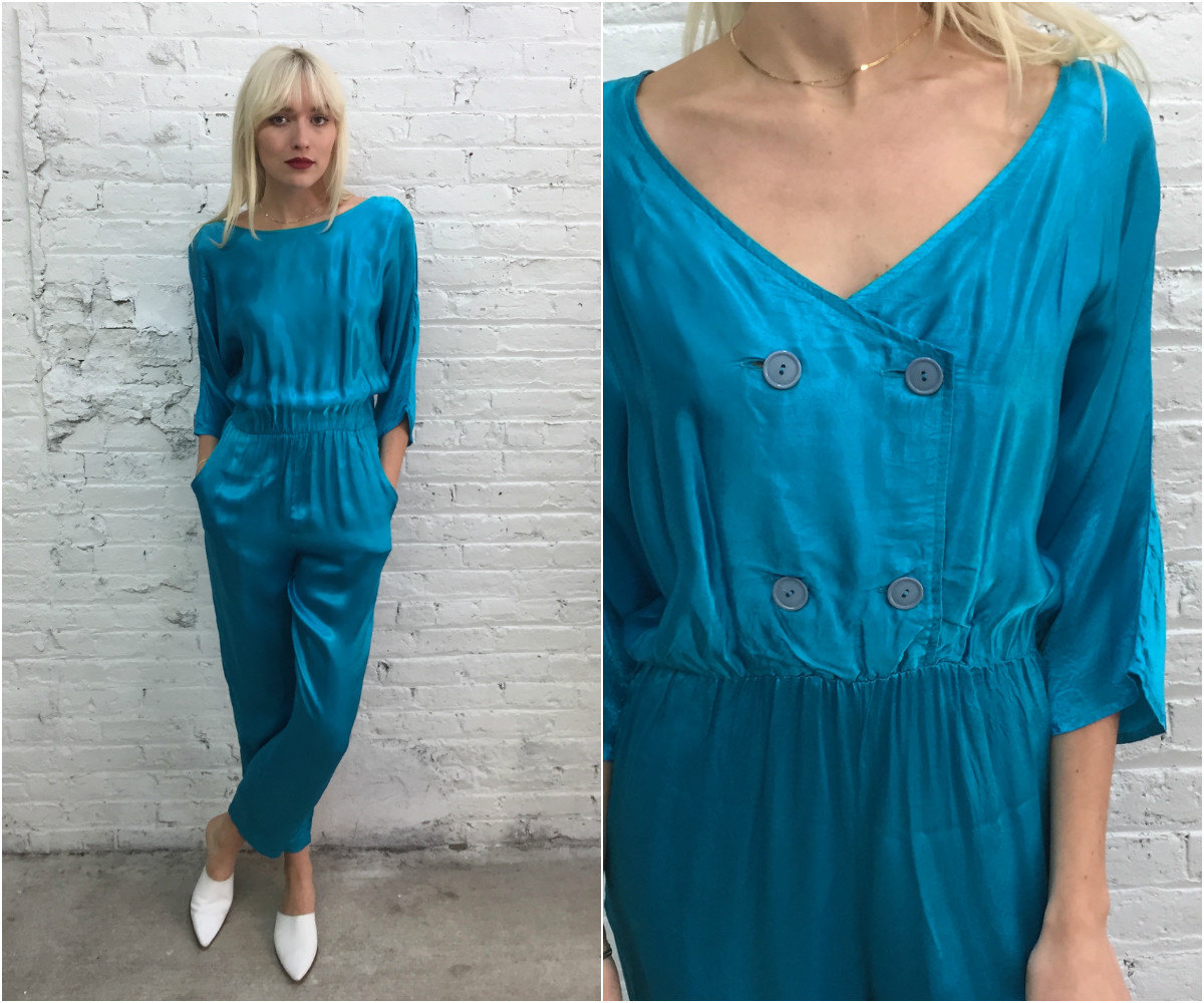 80s one piece jumpsuit