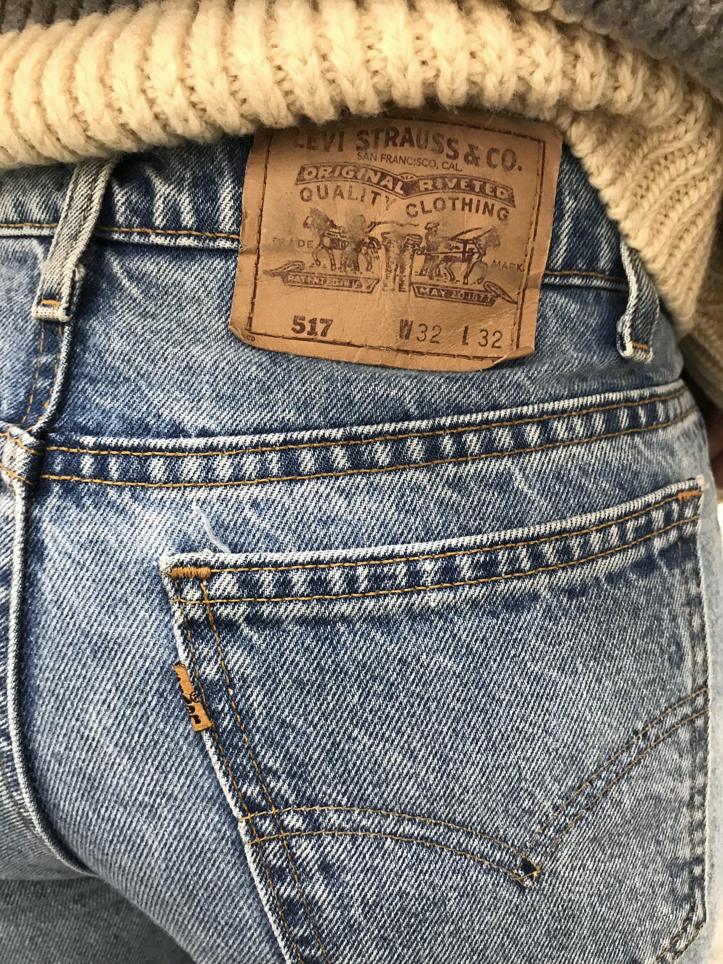 levi's vintage orange tab