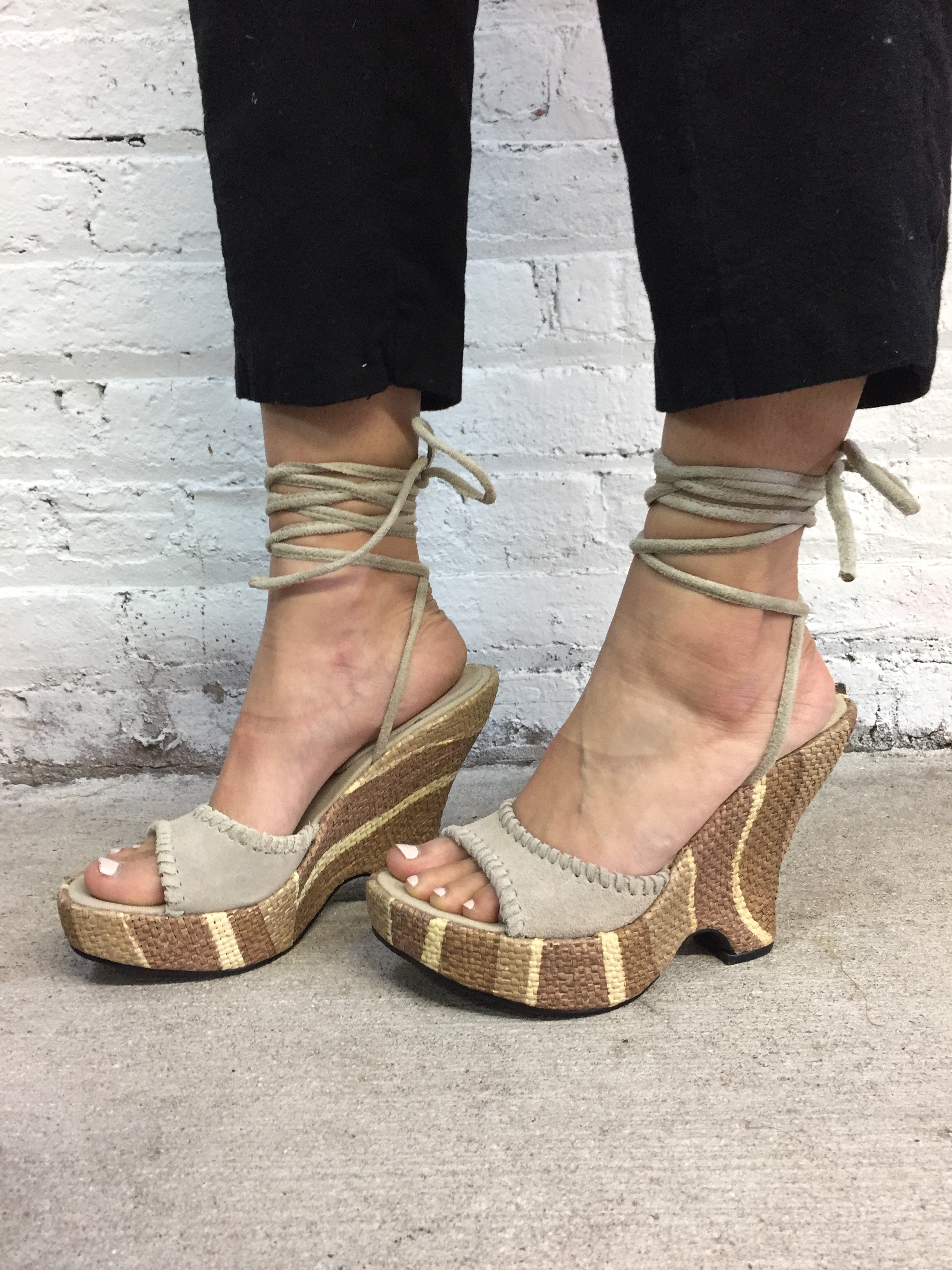 Colin Stuart espadrille wedges