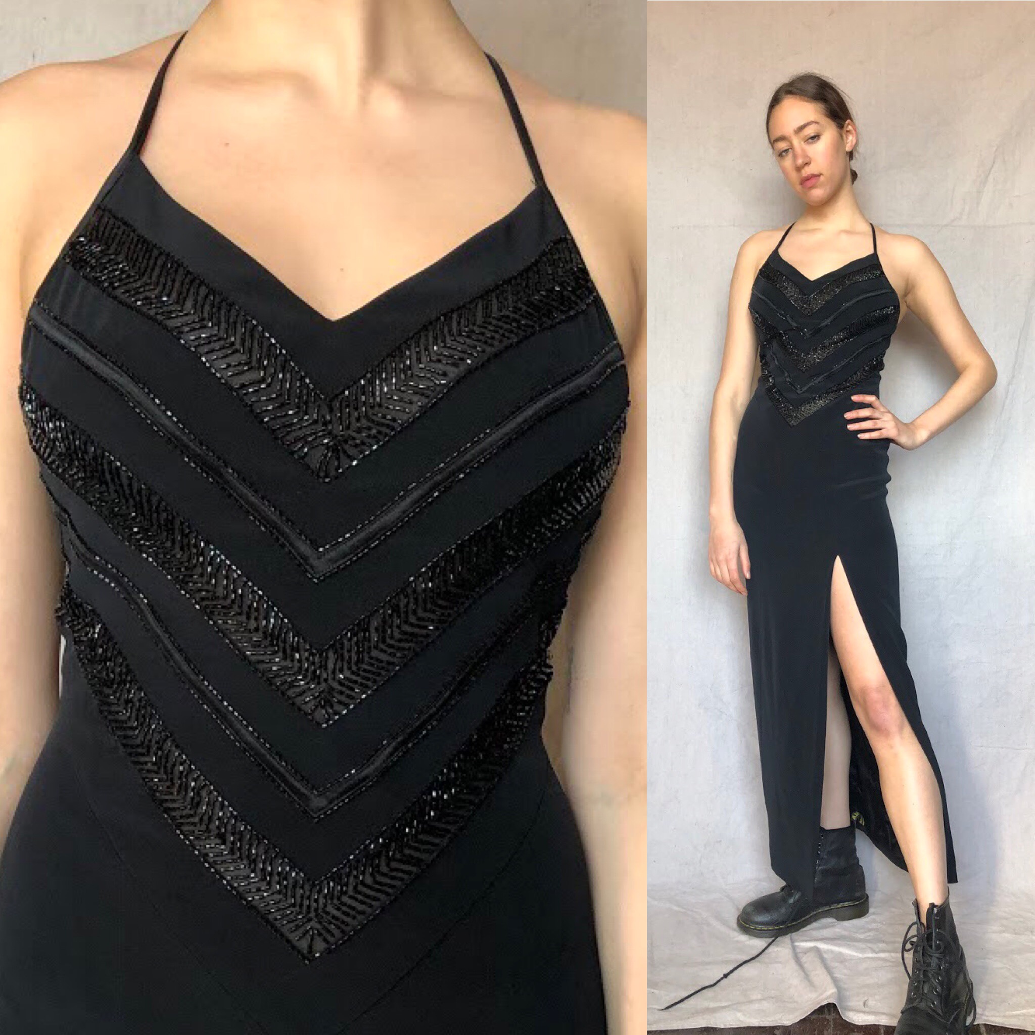 90s black dress