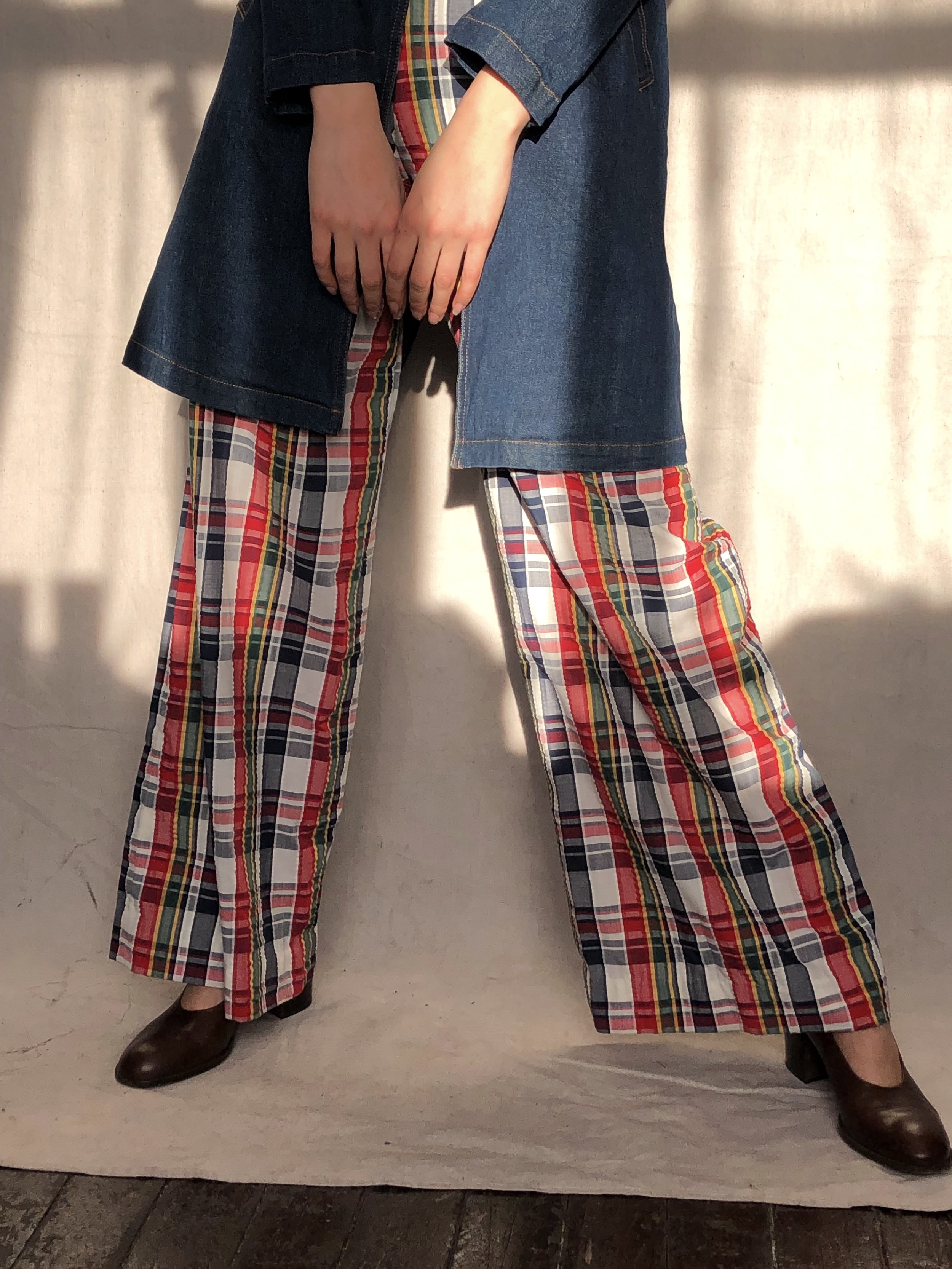 1970s plaid pants