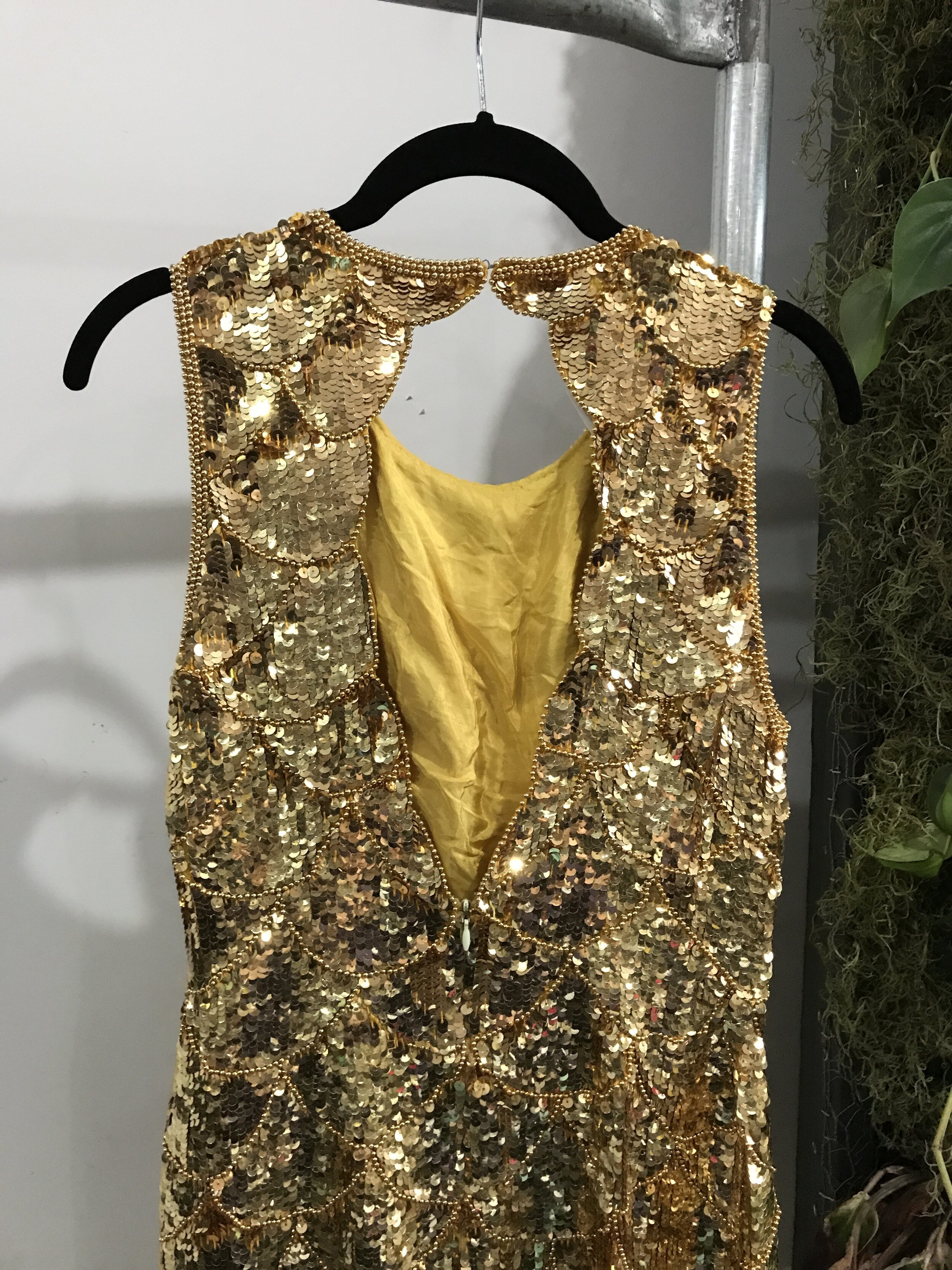 gold sequin clothes