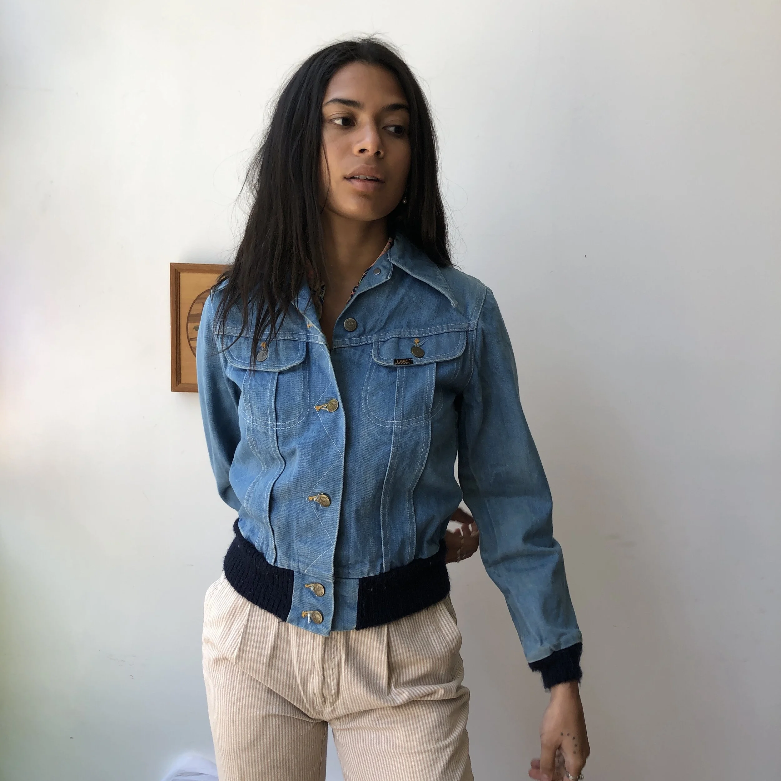 vintage Lee denim jacket / womens denim 