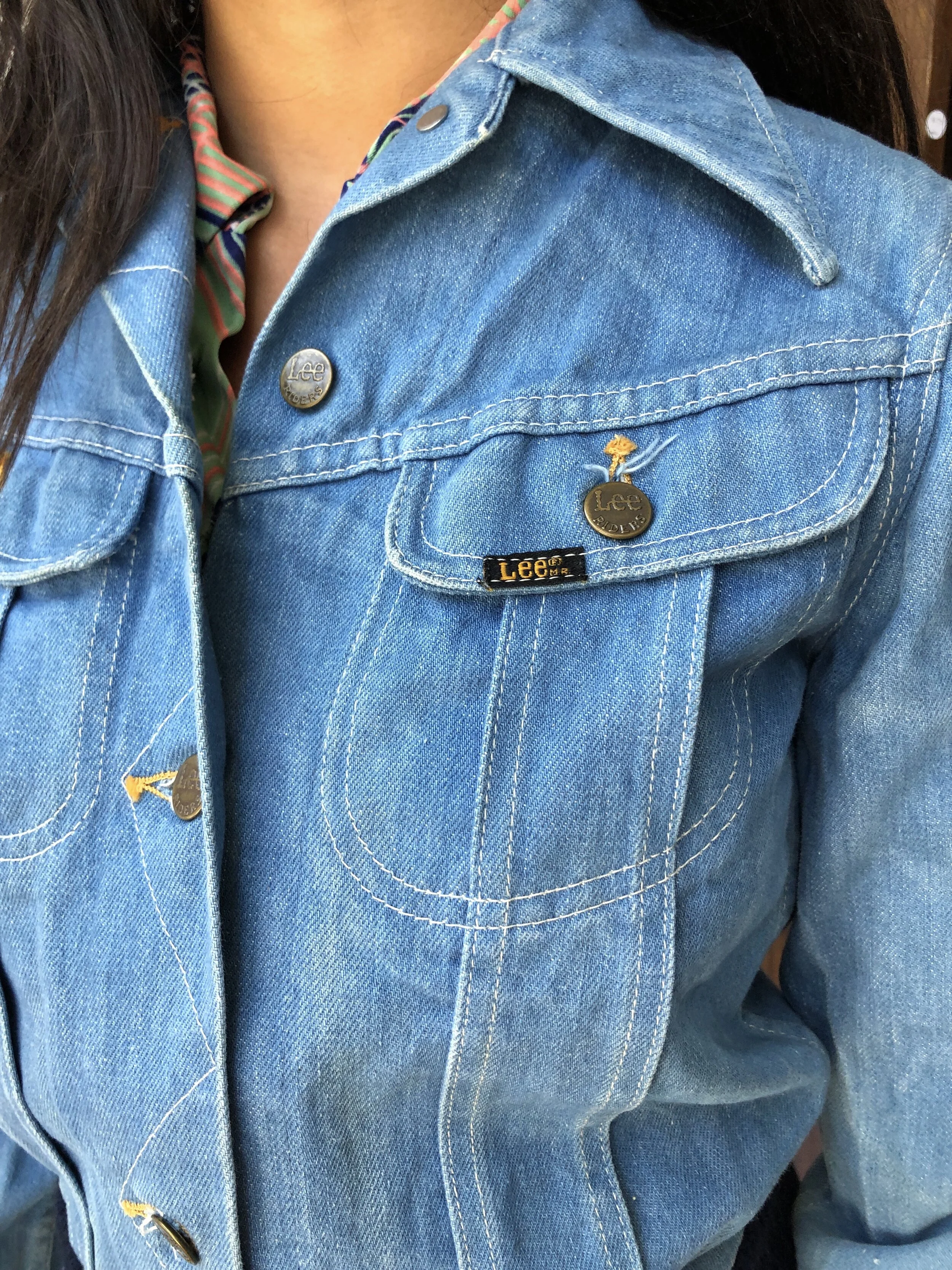 vintage Lee denim jacket / womens denim 